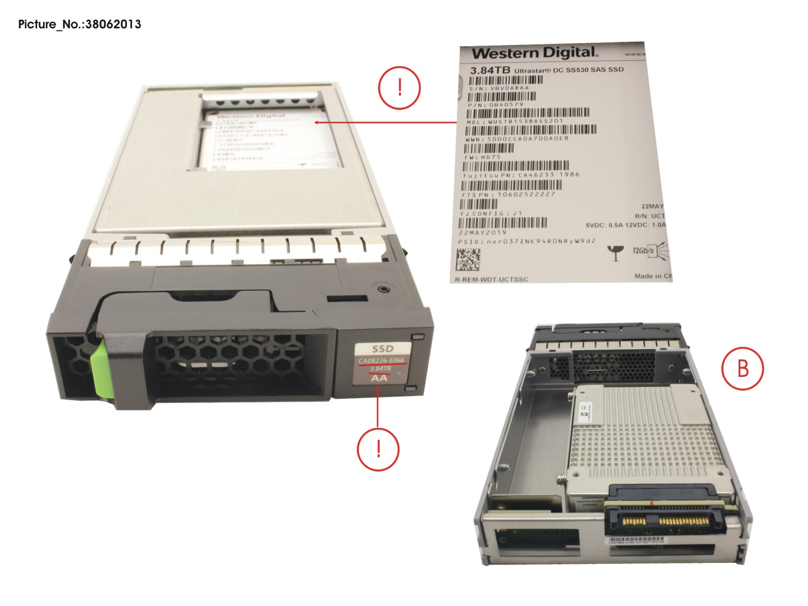 DX S3/S4 SED SSD 3.5 3.84TB DWPD1 12G