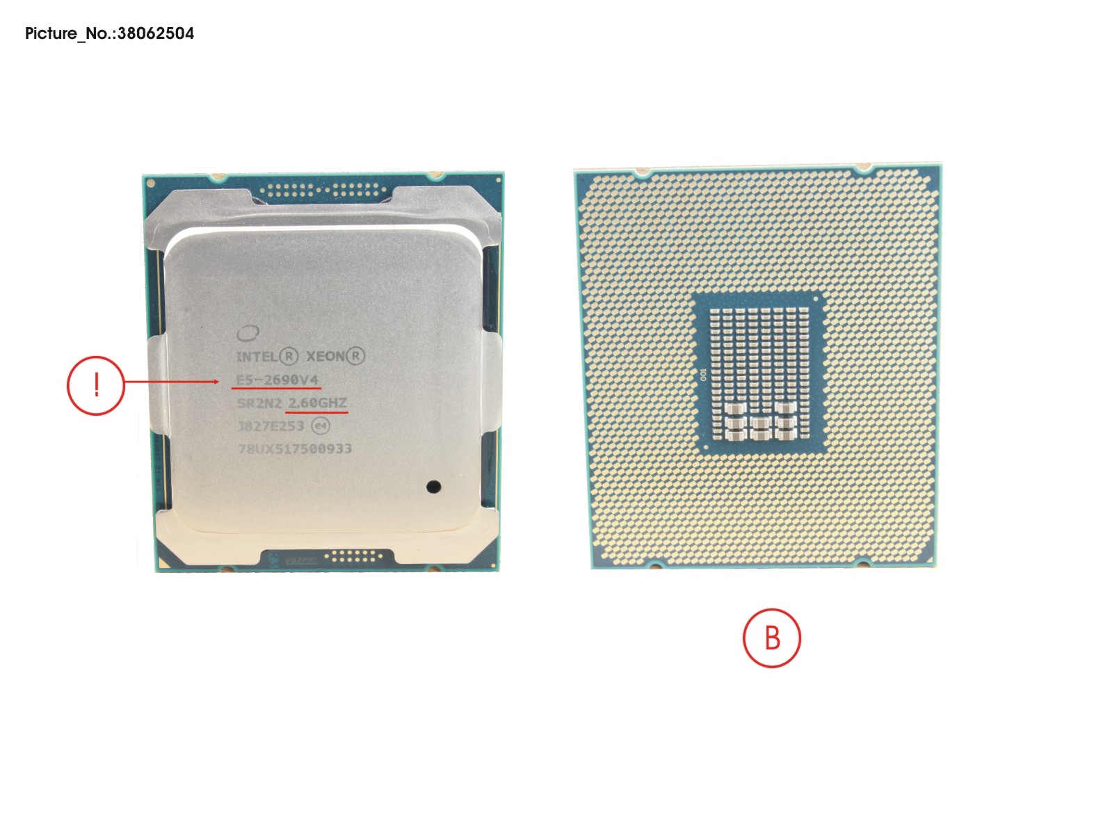 CPU XEON E5-2690V4 2.6GHZ 135W