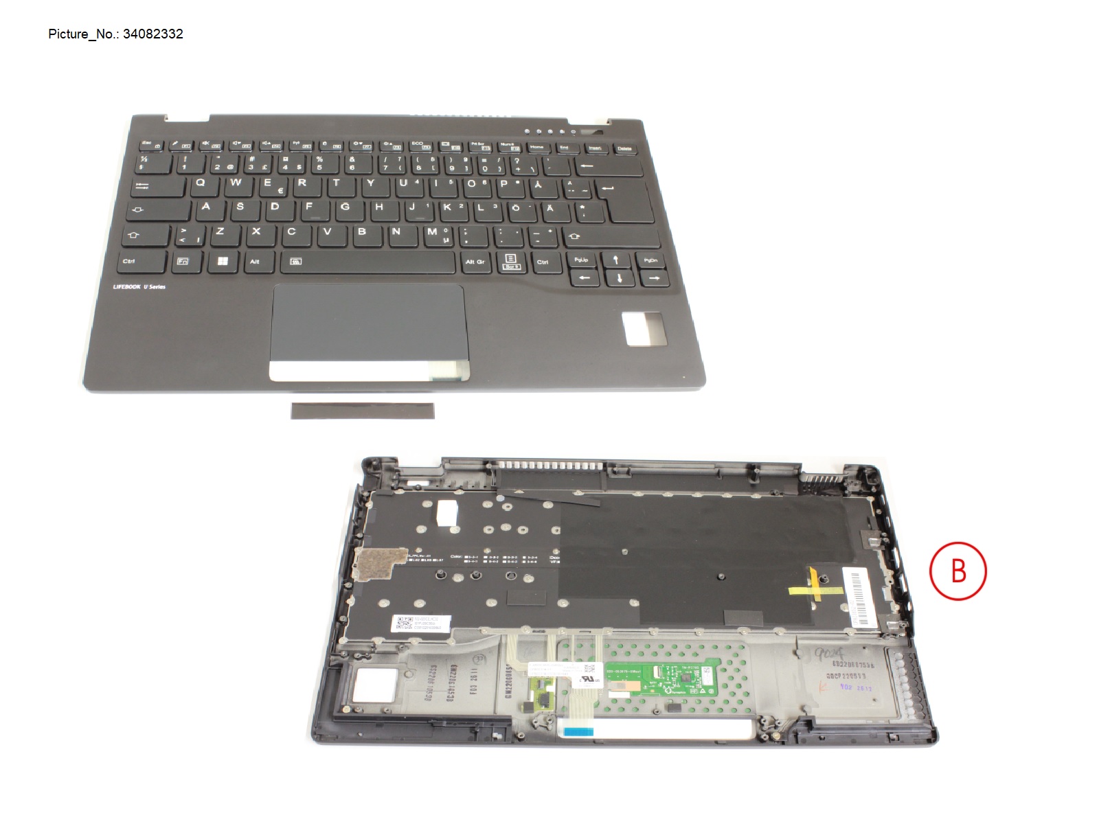 UPPER ASSY INCL. KB SWEDEN W/ PV UPPER ASSY INCL. KB SWEDEN W/ PV