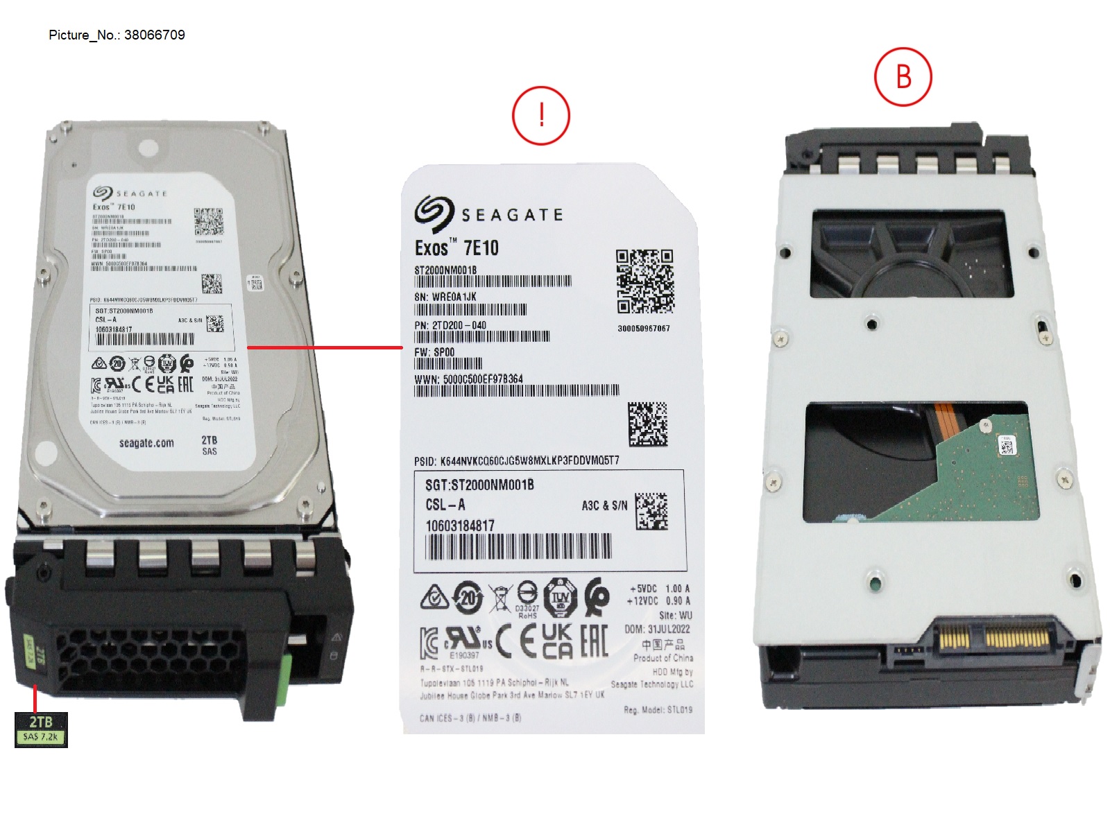 HD SAS 12G 2TB 7K2 512N HOT PL LFF BC