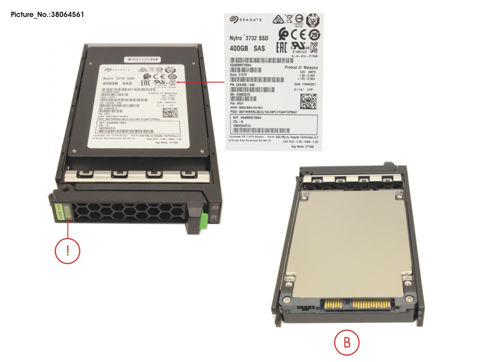 SSD SAS 12G WI 400GB IN SFF SLIM