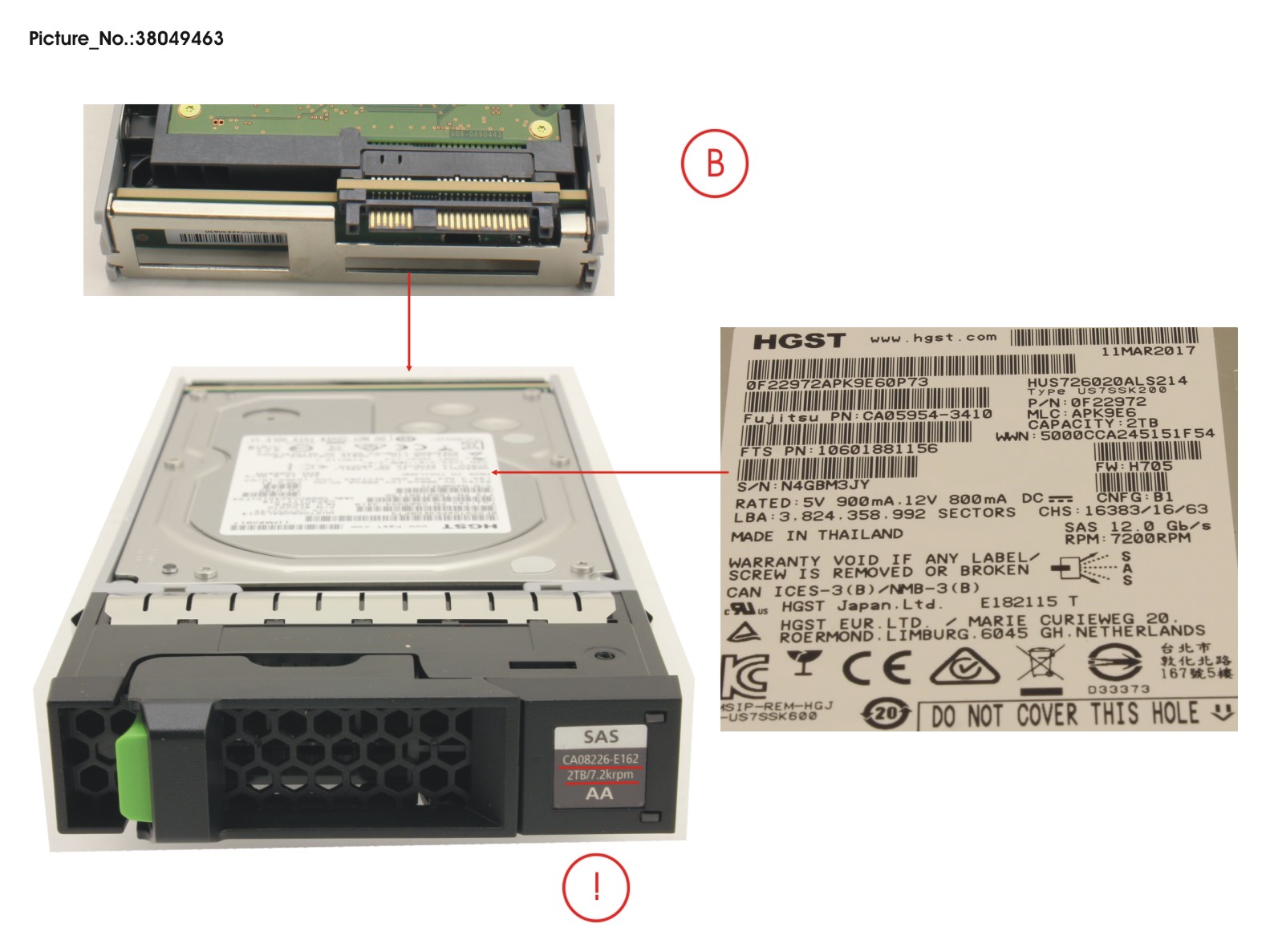 DX S4 HD DRIVE 3.5'  2TB 7.2K
