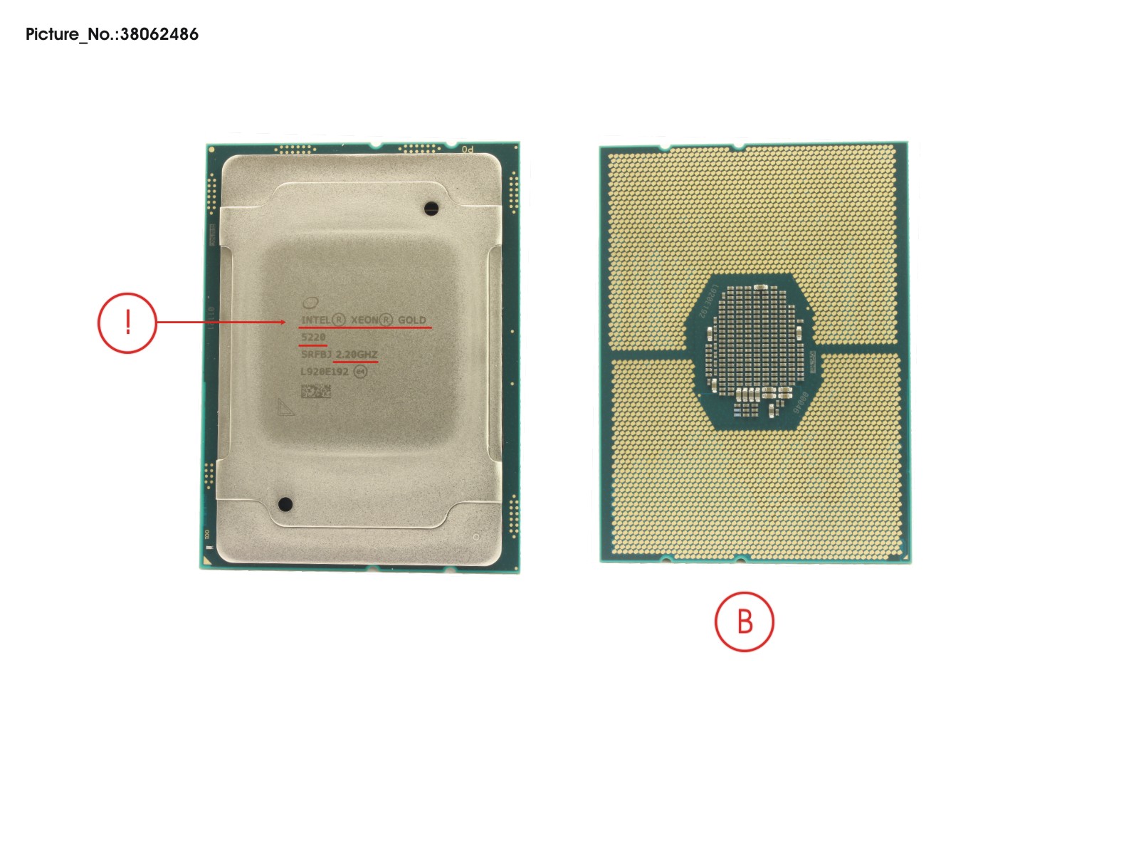 CPU INTEL XEON GOLD 5220 2200 125W