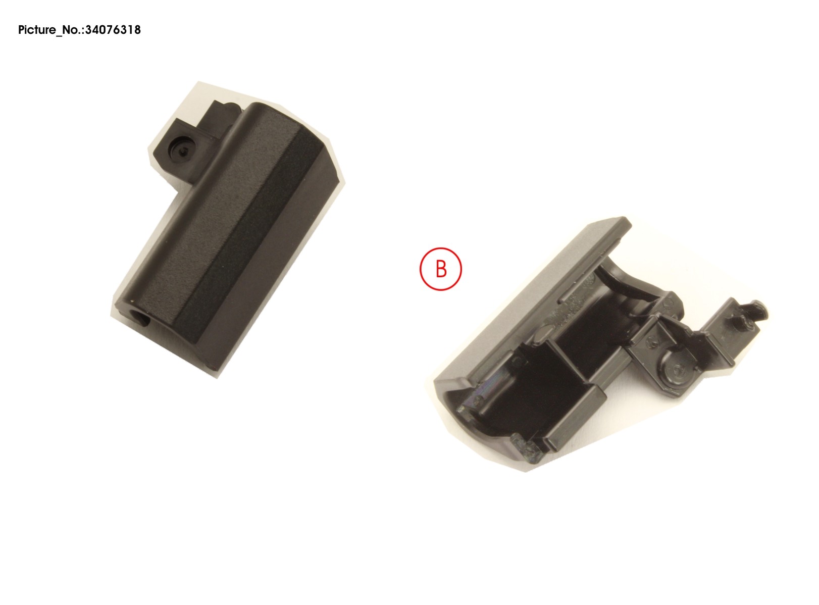 HINGE COVER, LEFT HINGE COVER, LEFT