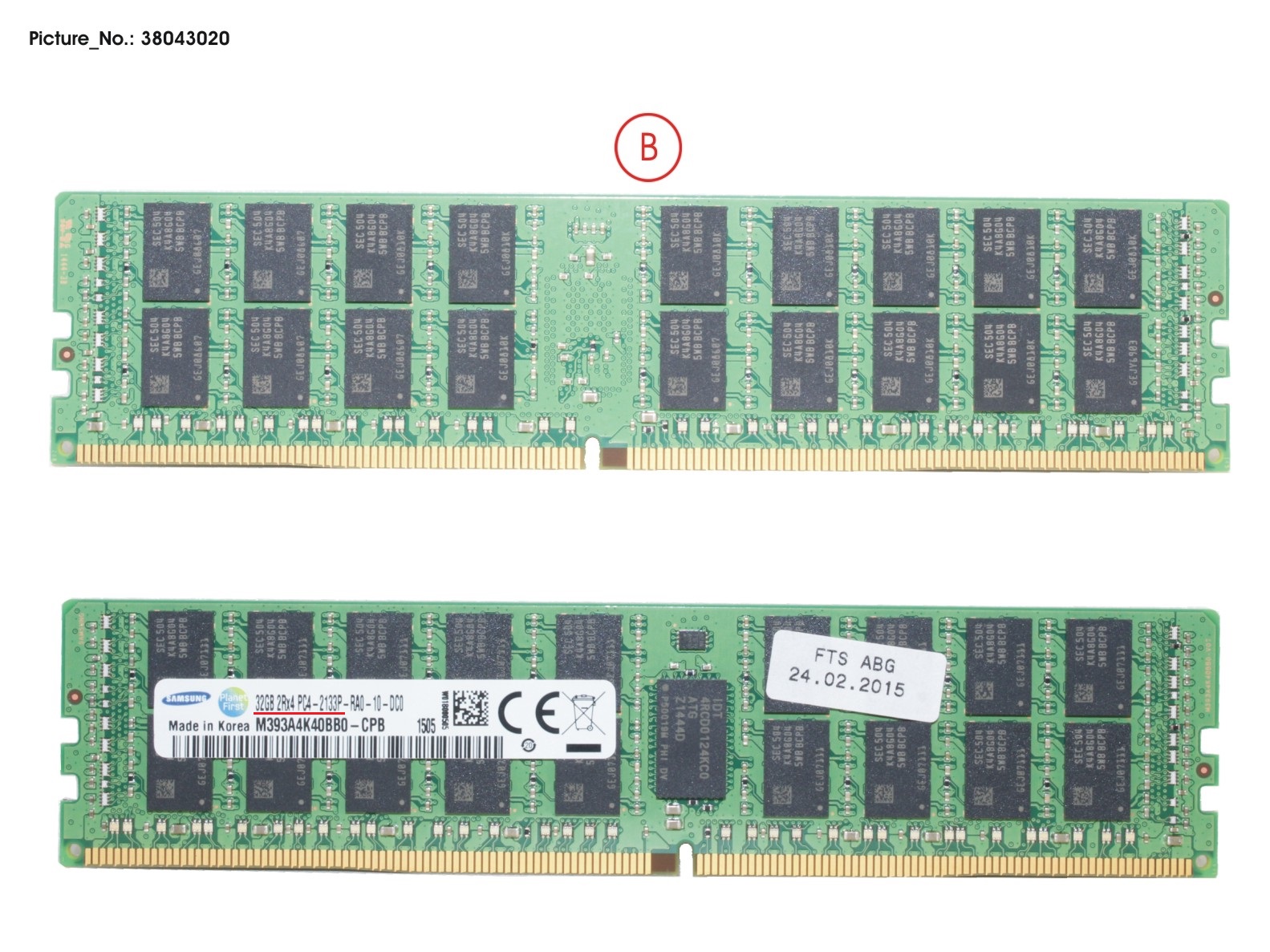 32GB (1X32GB) 2RX4 DDR4-2133 R ECC