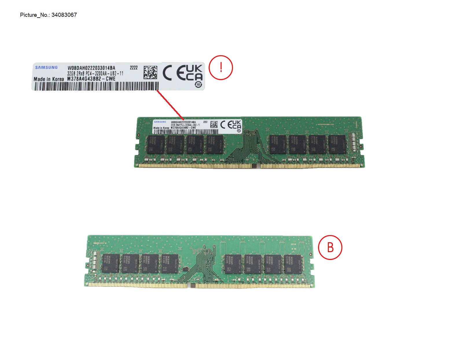 MEMORY 32GB DDR4-3200 UNB