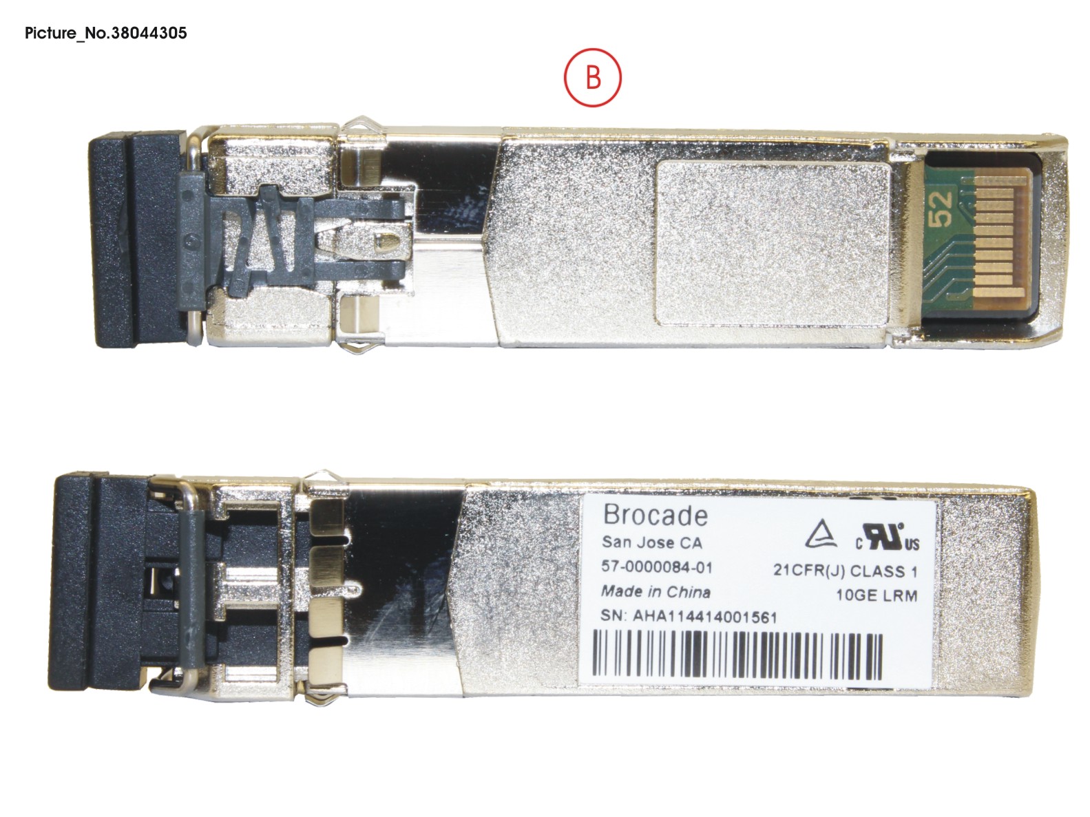 SFP+ 10GBE LRM,  MMF (BROCADE)