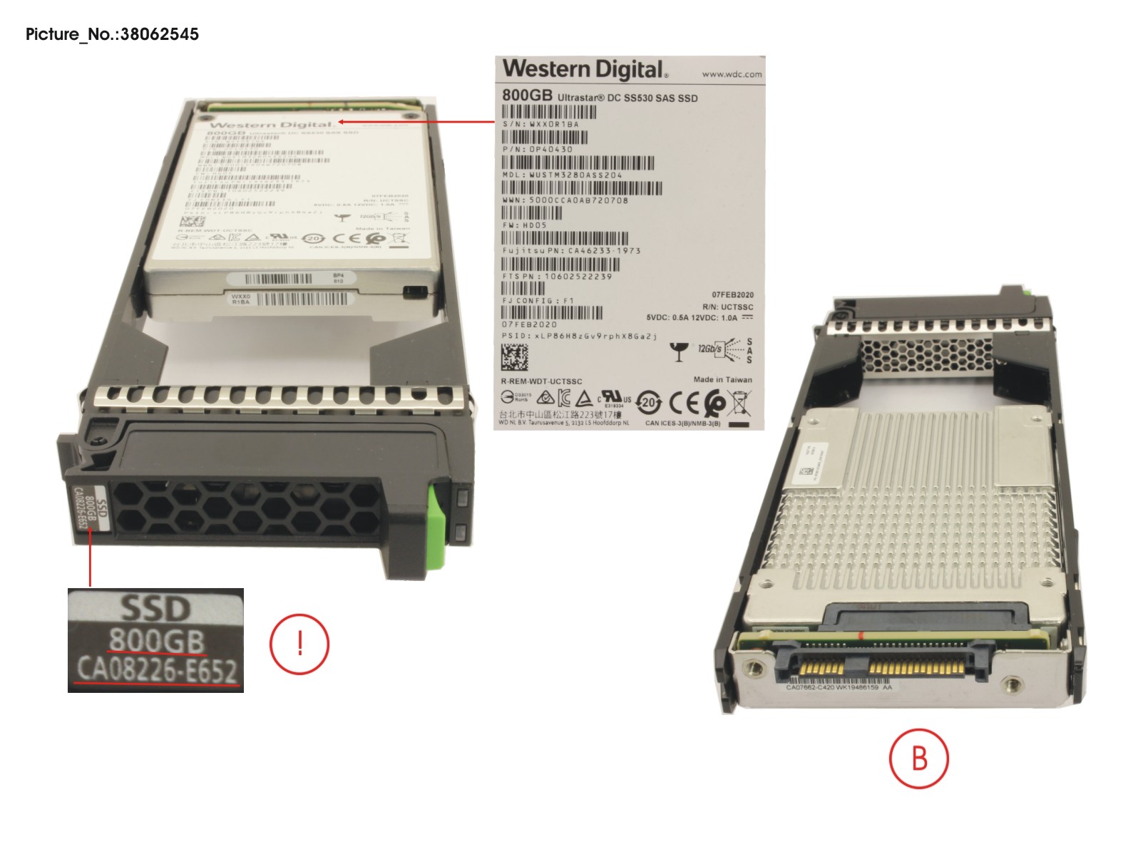 DX S5 SSD SAS 2.5 800GB 12G