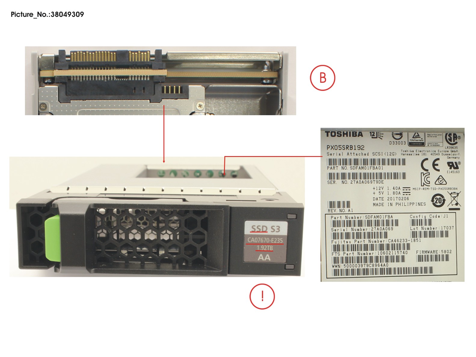 DXS3 MLC SSD SAS 1.92TB 12G 3.5 X1 DXS3 MLC SSD SAS 1.92TB 12G 3.5 X1