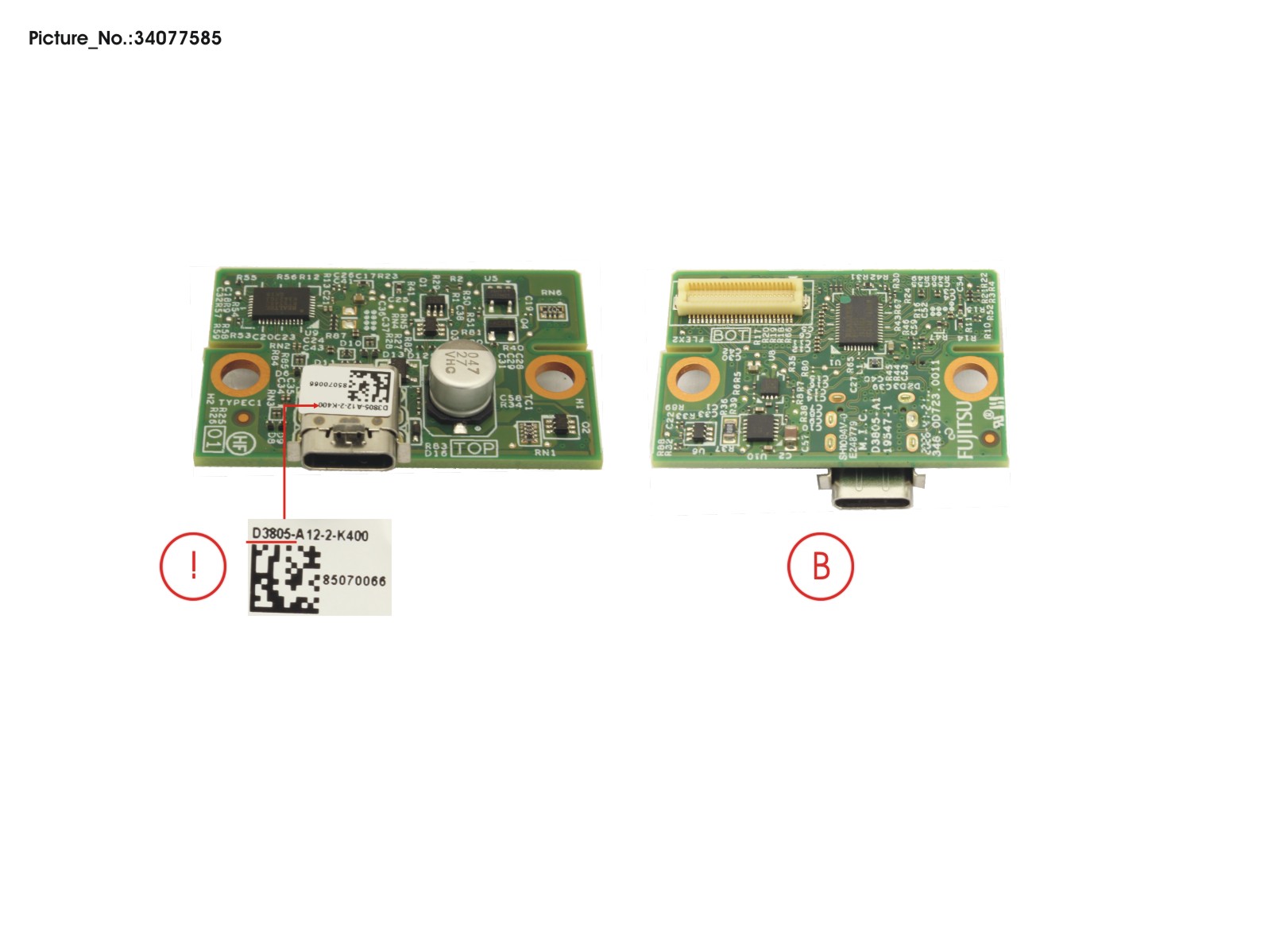 FUJITSU I/O ADD-IN PORT TYP-C FUJITSU I/O ADD-IN PORT TYP-C