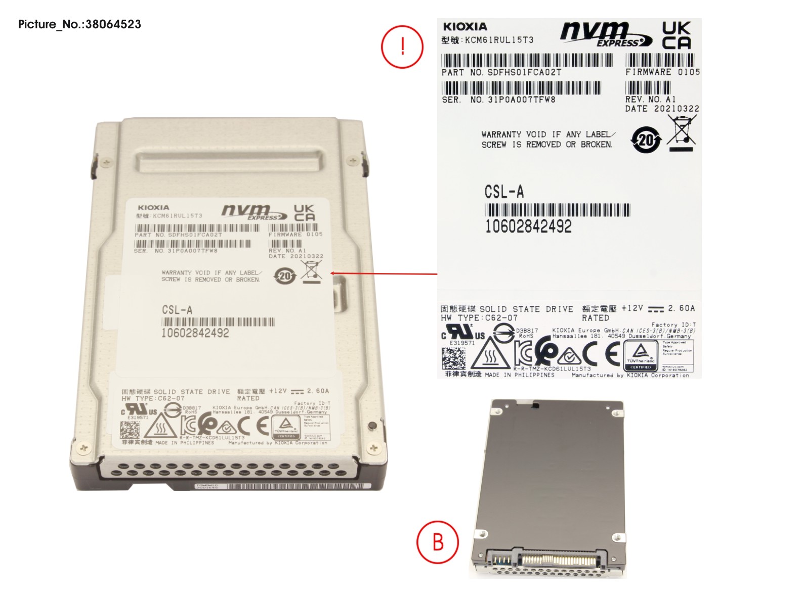 SSD PCIE4 SFF RI 15.3TB