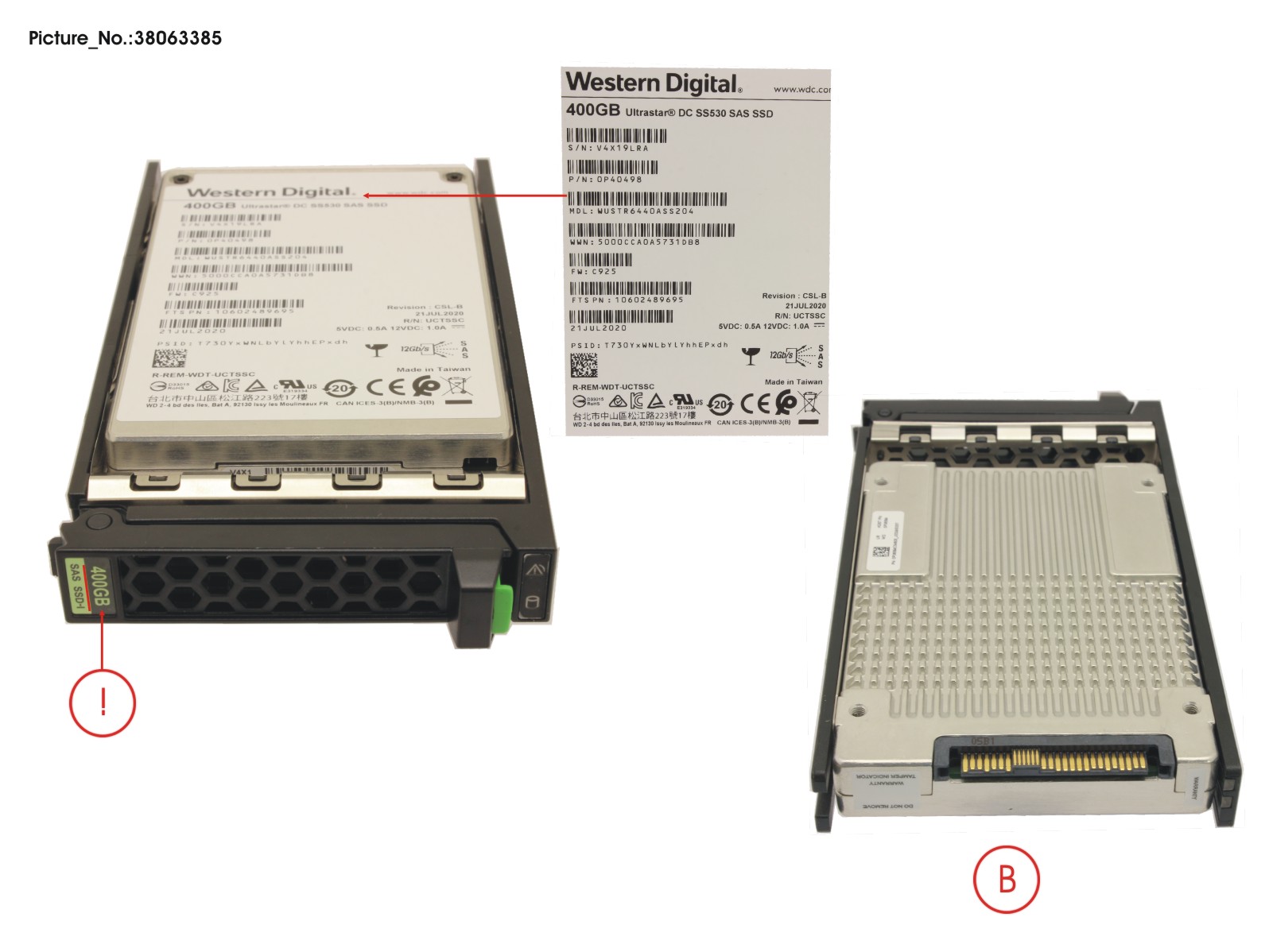 SSD SAS 12G MU 400GB IN SFF SLIM