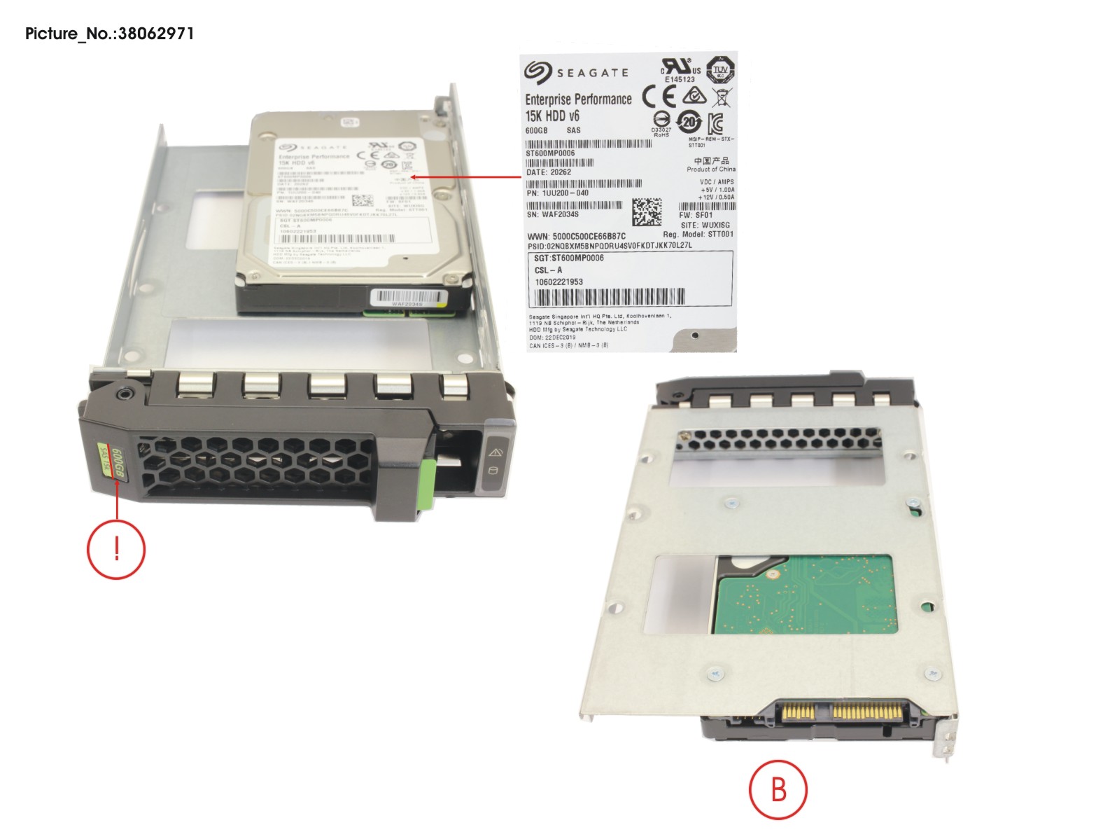 HD SAS 12G 600GB 15K HOT PL 3.5 EP