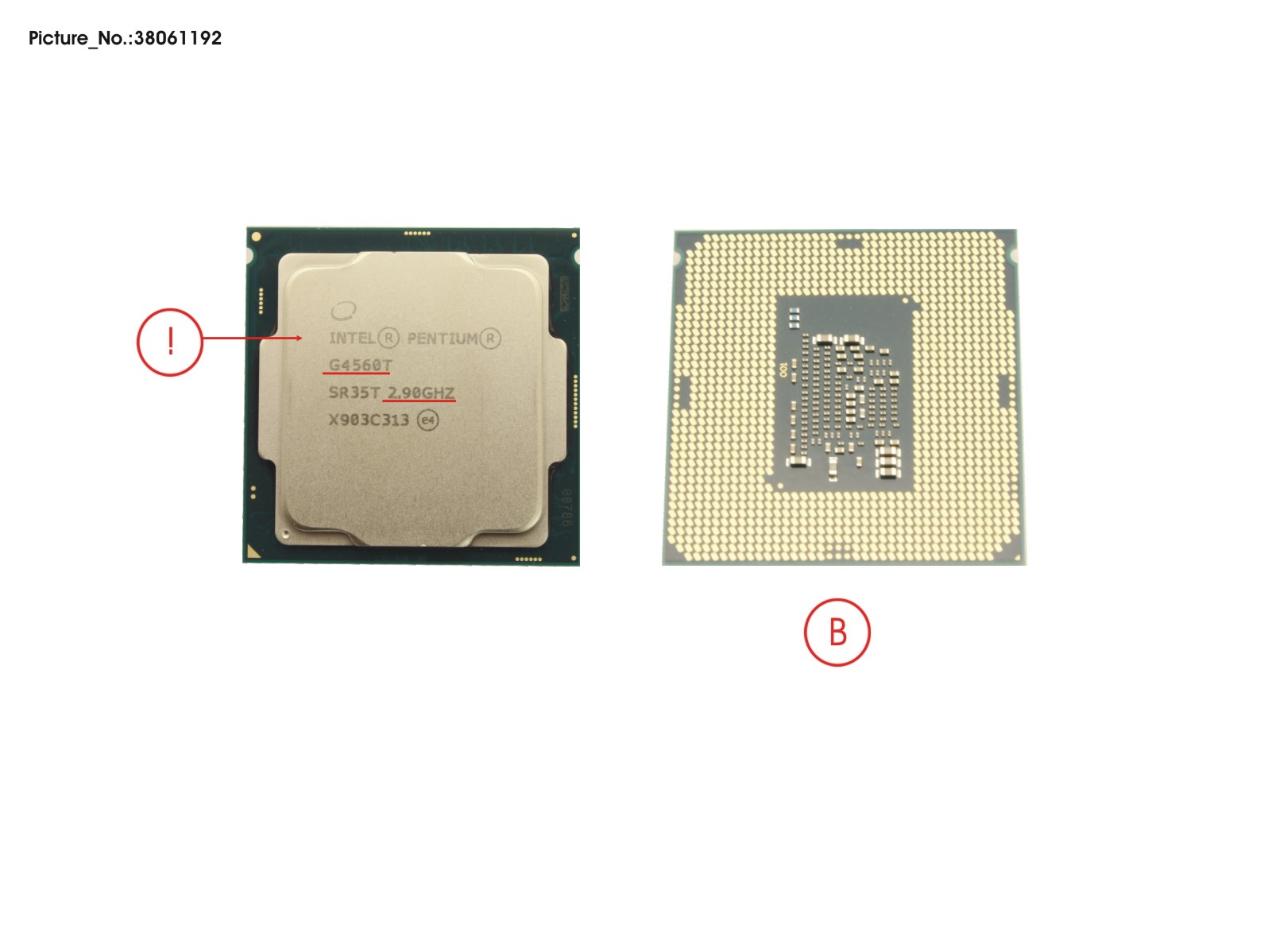 CPU G4560T 2.9GHZ 35W