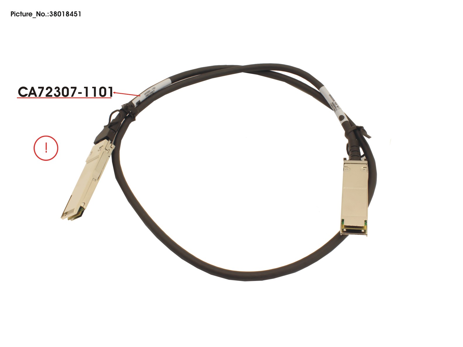 DX SAS CABLE, COPPER, 1,1 M