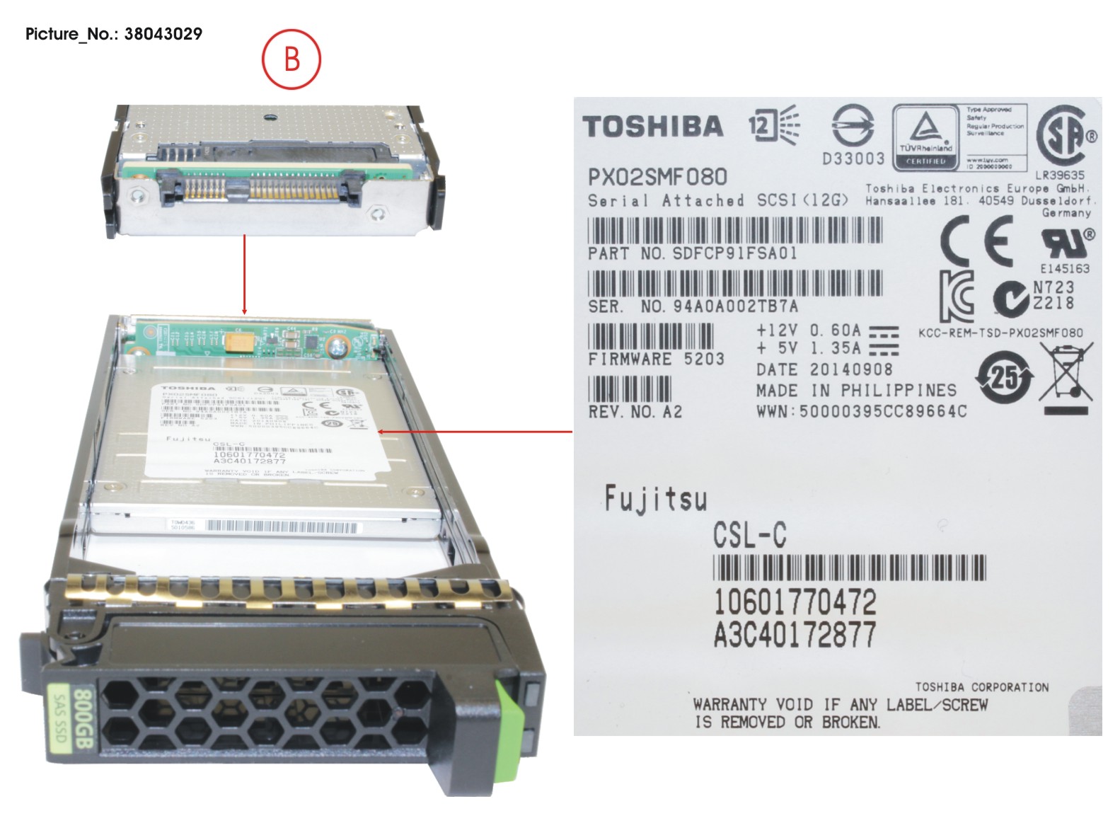 JX40 S2 2,5 MLC SSD 800GB