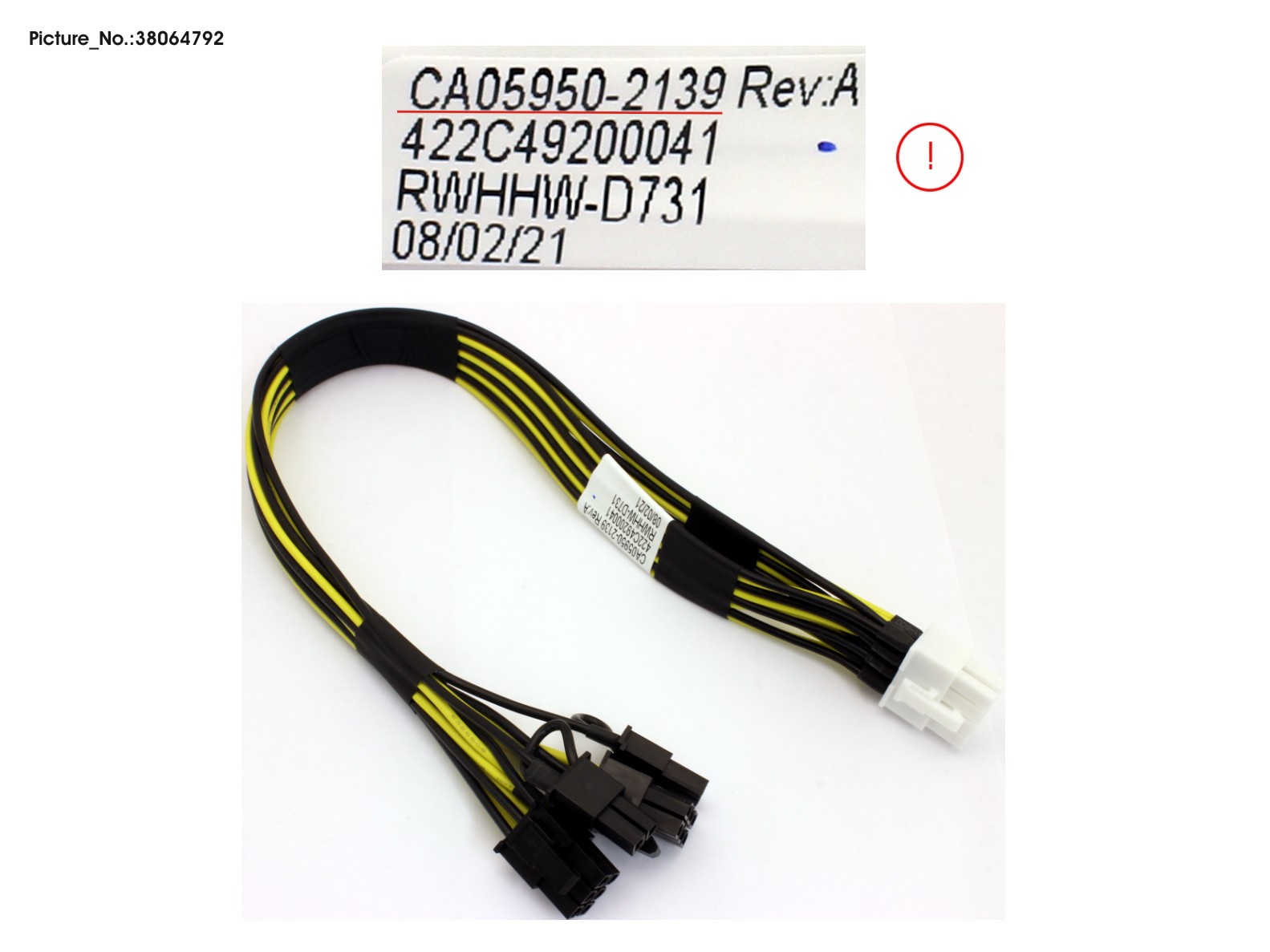 FUJITSU POWER GPU PCIE SLOT3 CABLE (MB TO SLOT3