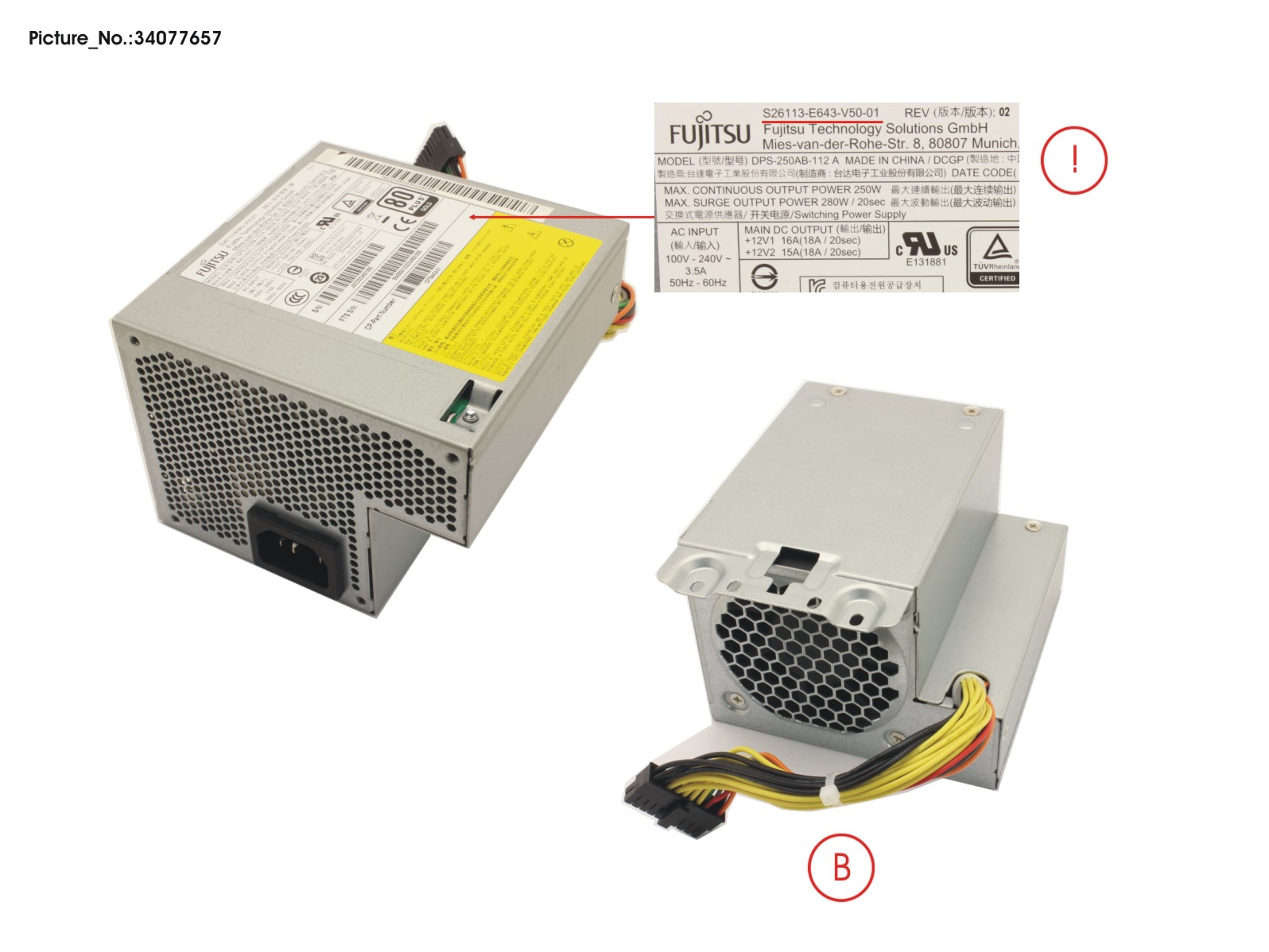 PSU 250W GOLD