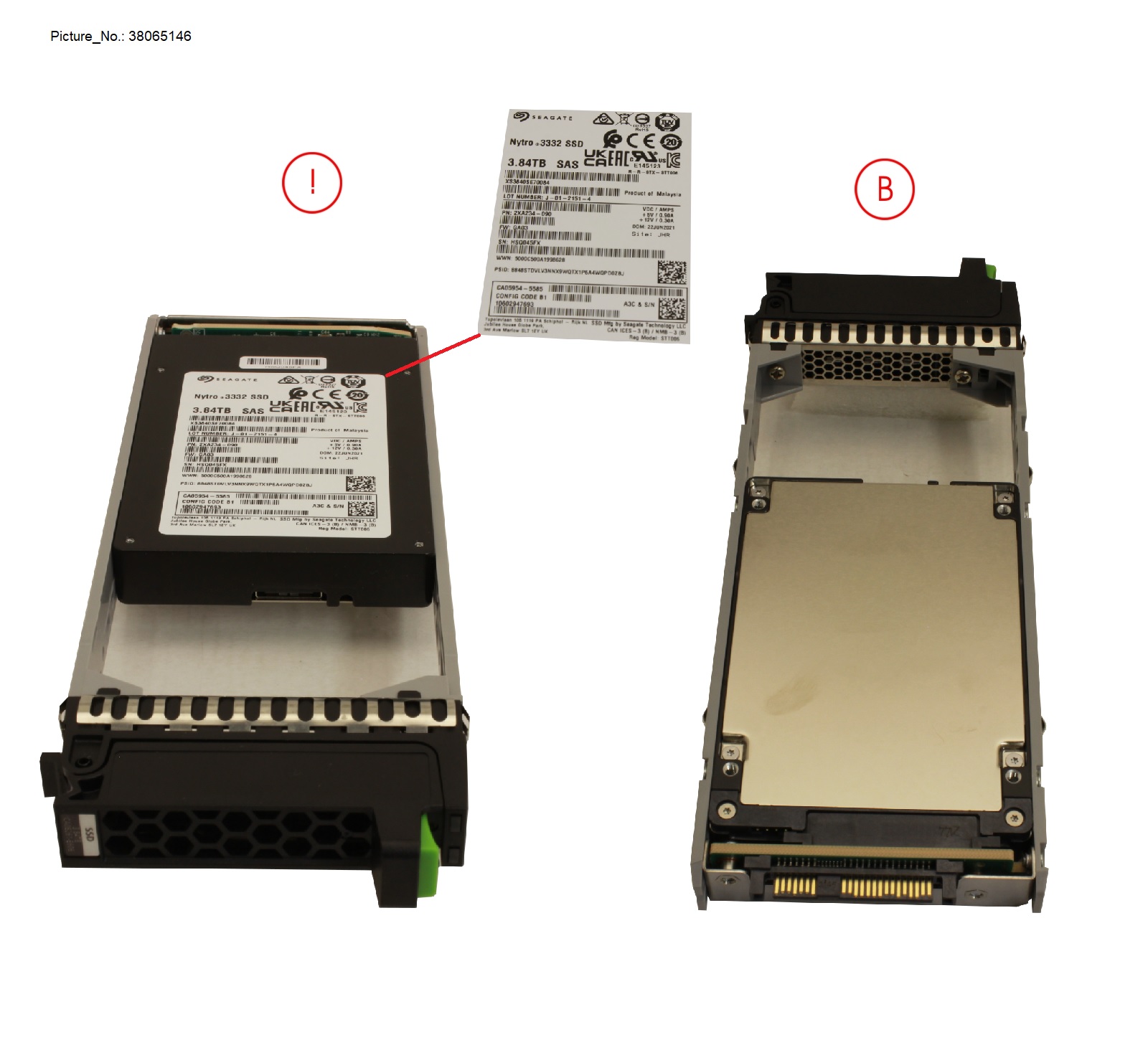 DX/AF SSD SAS 2.5 3.84TB 12G