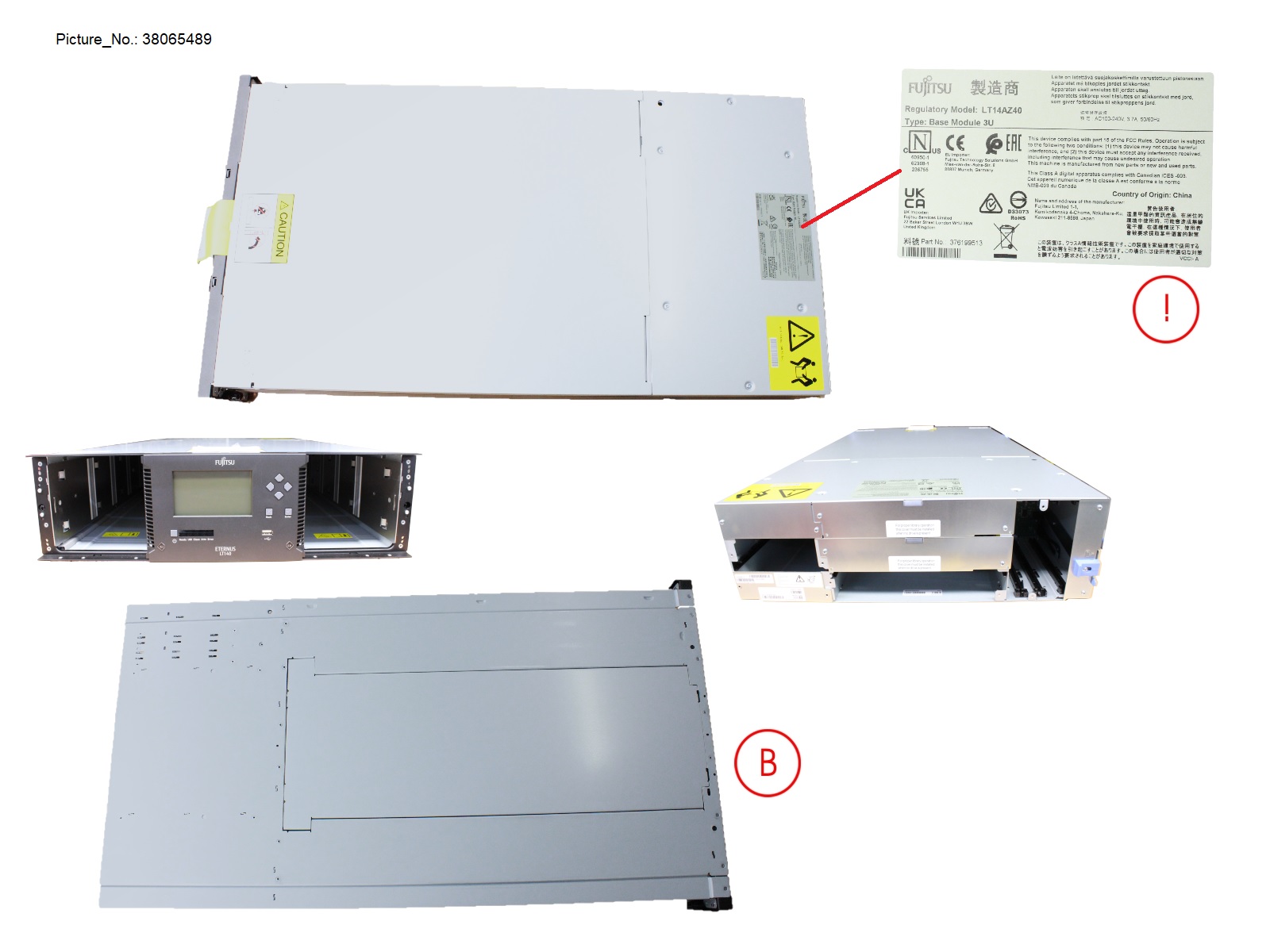 BASE CHASSIS CRU, 3U, FJJ, 42U