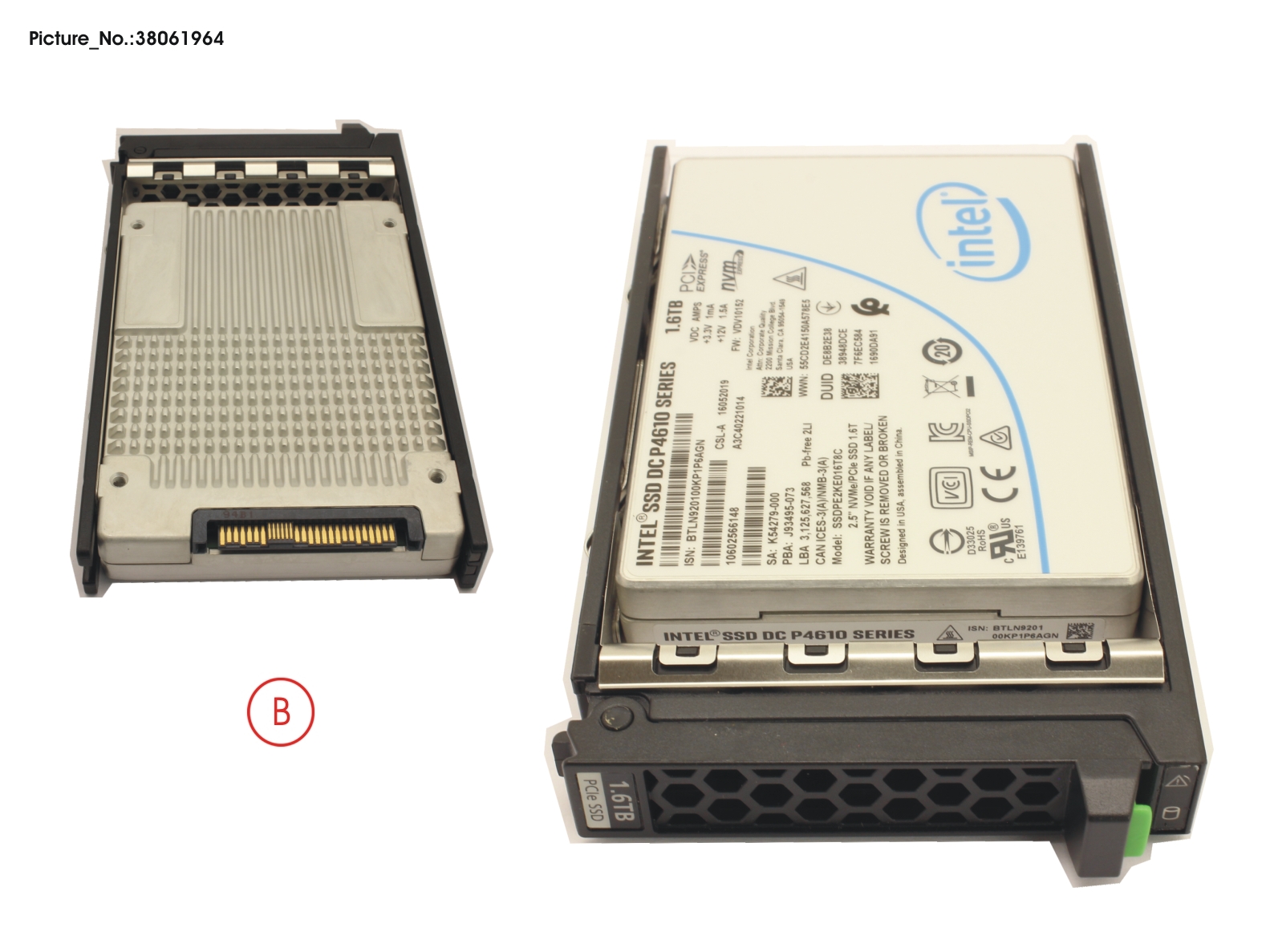 SSD PCIE3 1.6TB MIXED-USE 2.5 H-P EP SSD PCIE3 1.6TB MIXED-USE 2.5 H-P EP