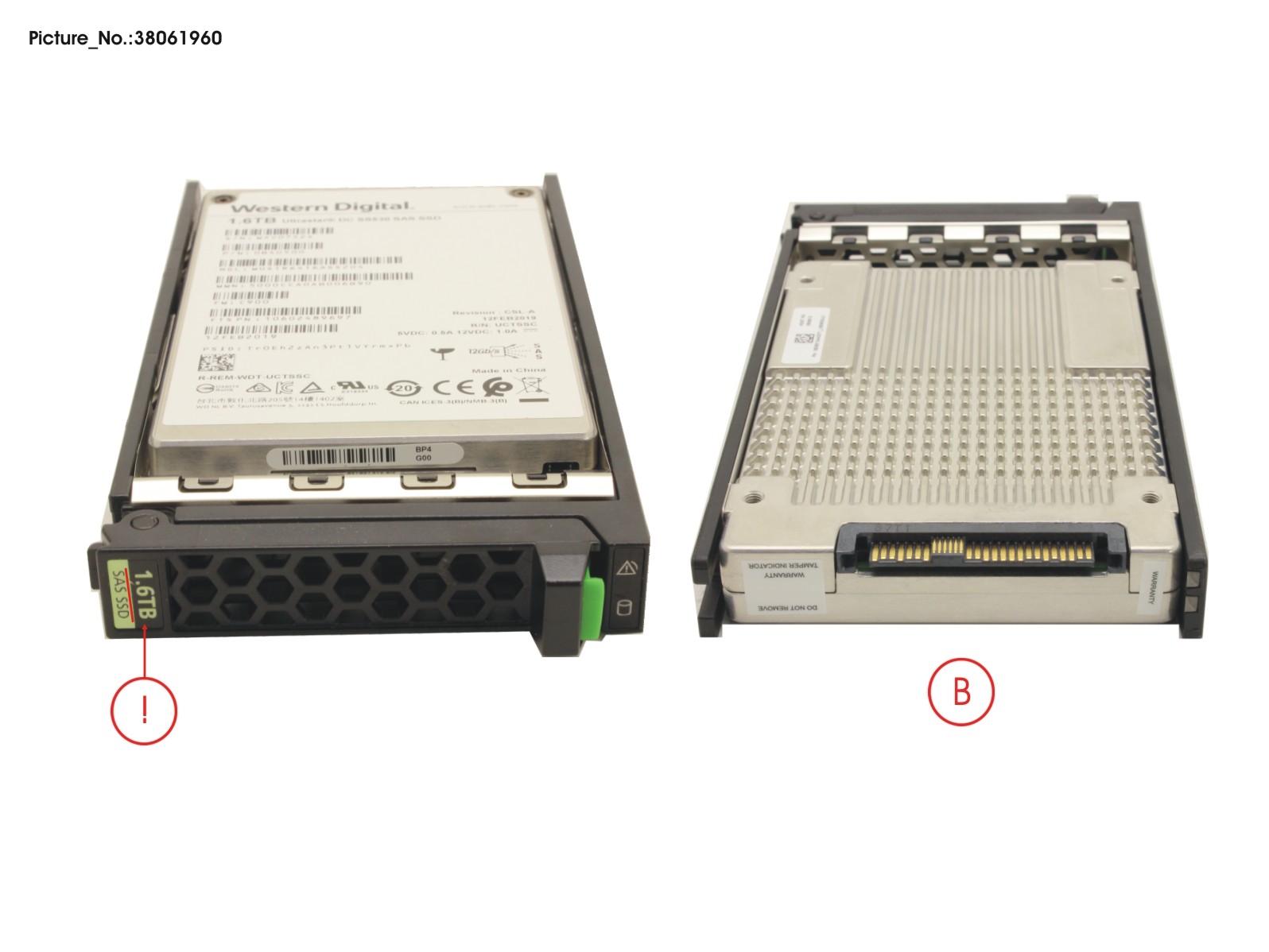SSD SAS 12G 1.6TB MIXED-USE 2.5 H-P EP