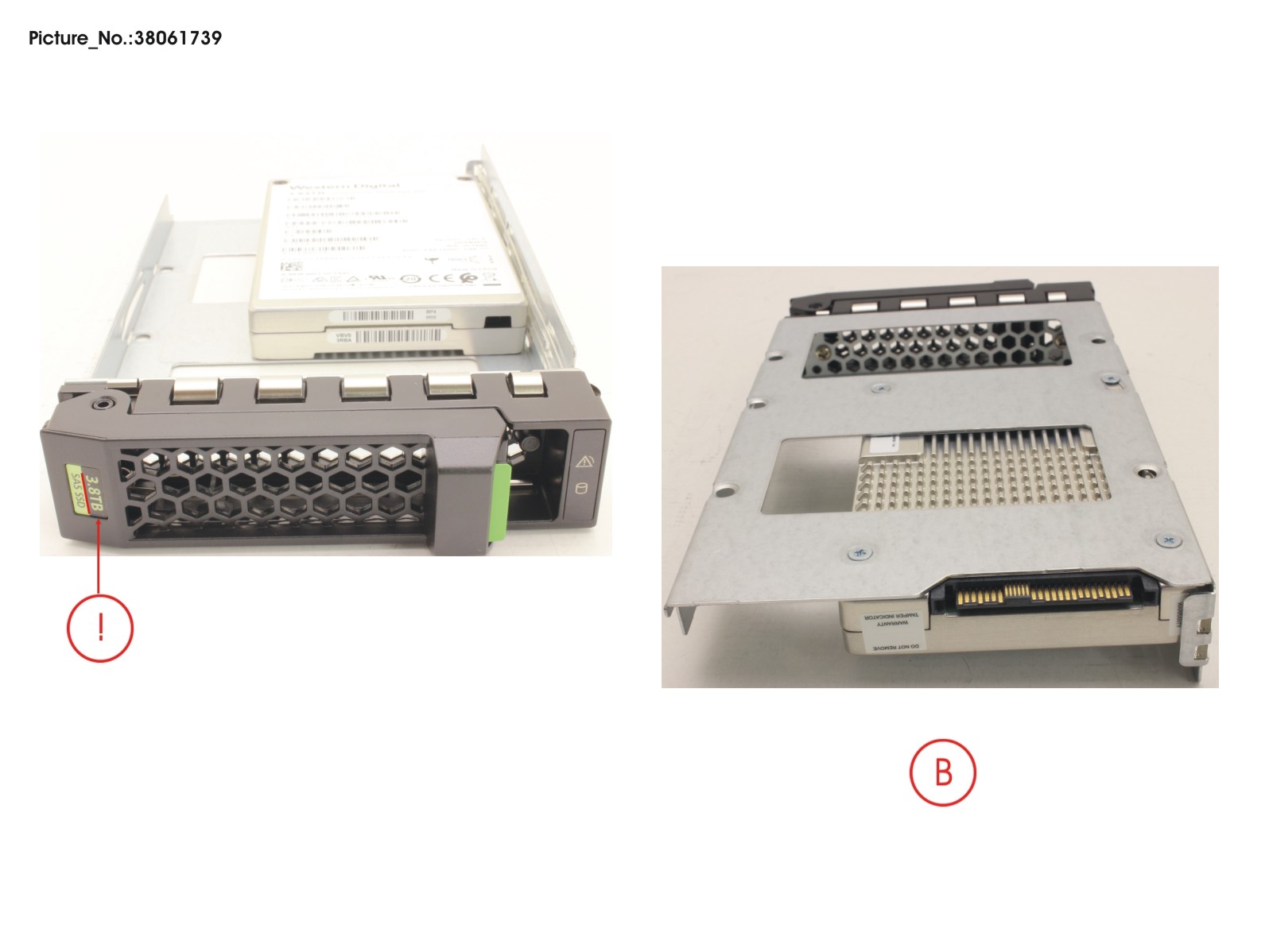 SSD SAS 12G 3.84TB READ-INT. 3.5 H-P EP