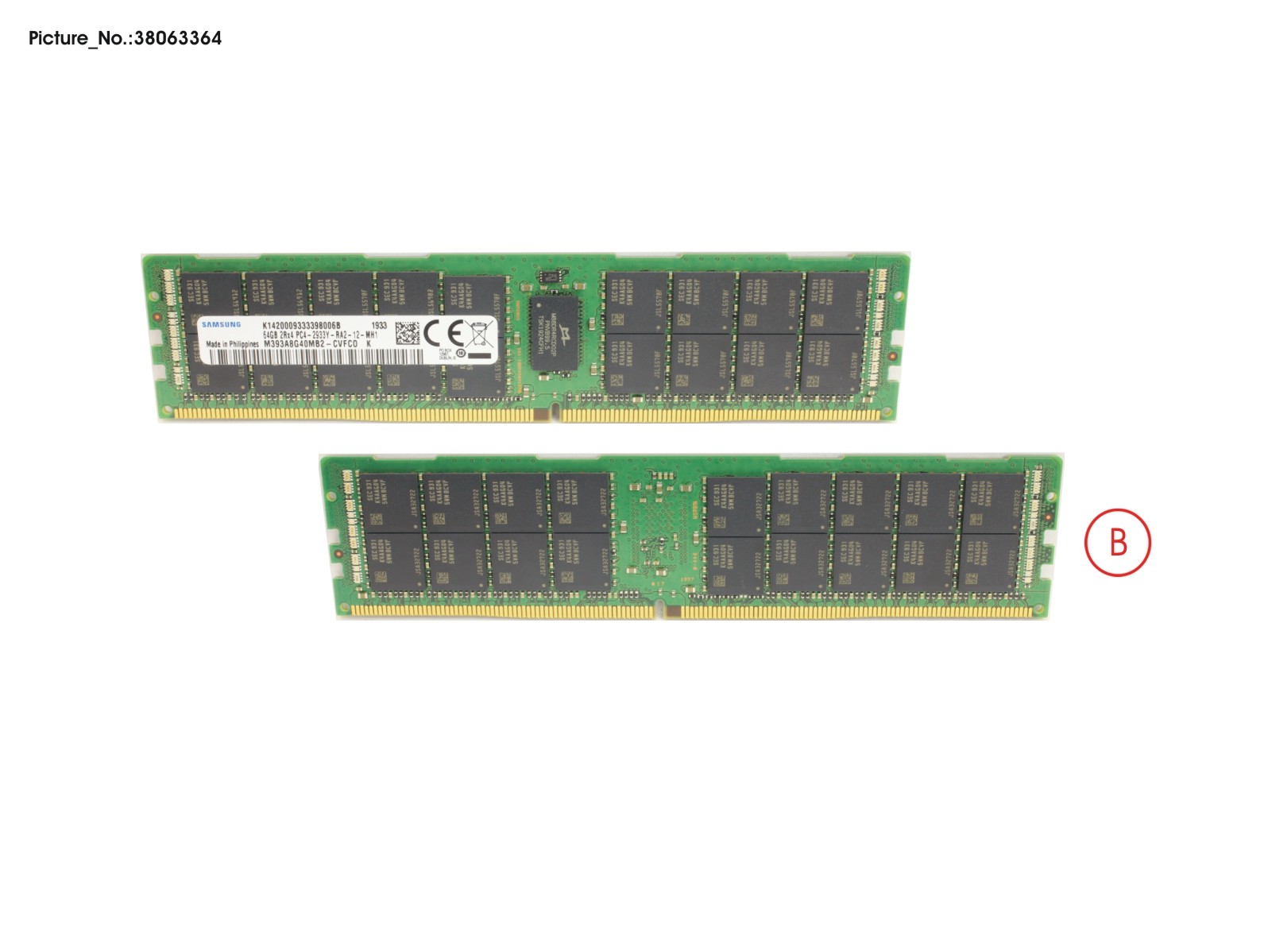 64GB 2RX4 DDR4-2933 R ECC