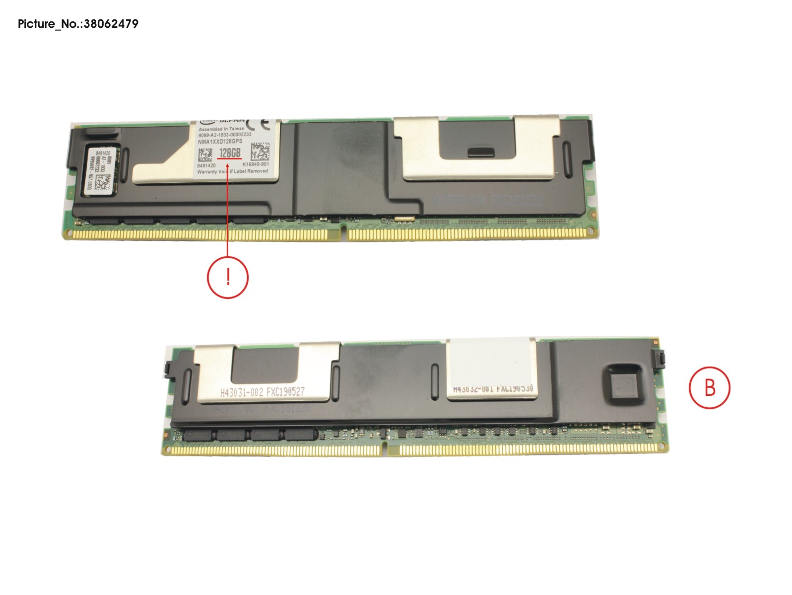 128GB (1X128GB) 1RX4 DCPMM-2666 ECC