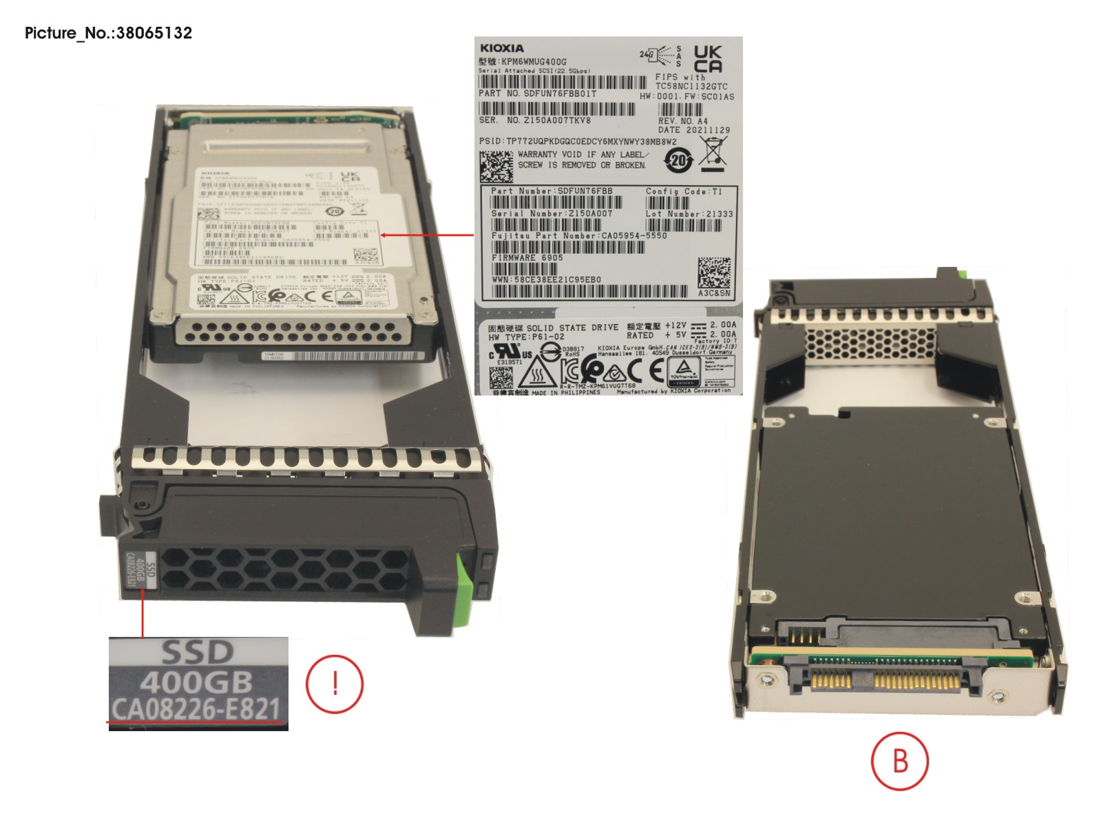 DX/AF FIPS SSD SAS 2.5 400GB 12G