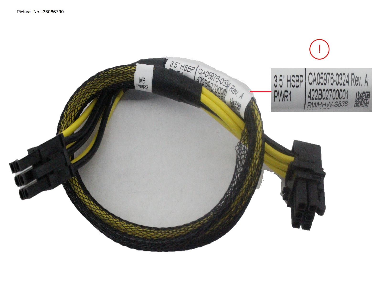 POWER CABLE, MB TO 3.5X4 FHSBP
