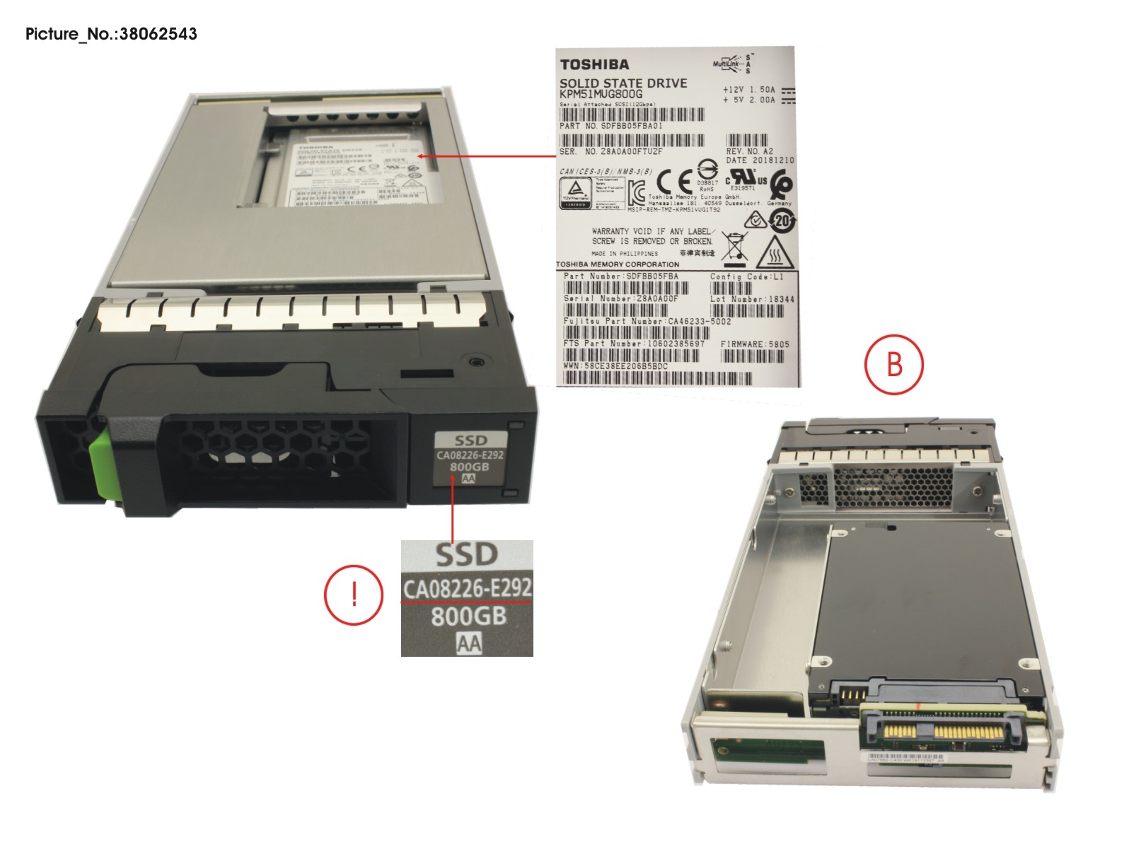 DX S5 SSD SAS 3.5 800GB 12G