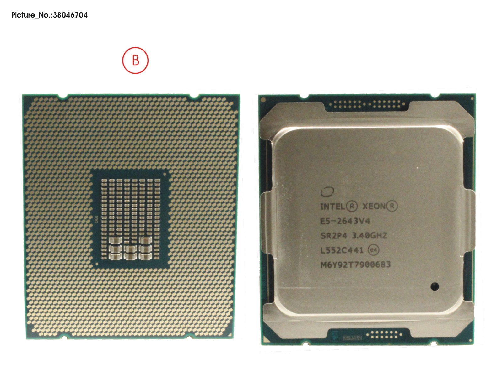 CPU XEON E5-2643V4 3,4GHZ 135W