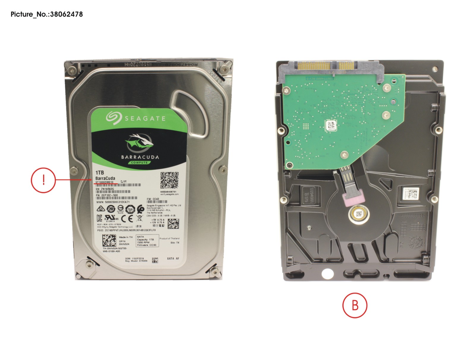 HDD 1TB 3.5 S3 7,2K 4K