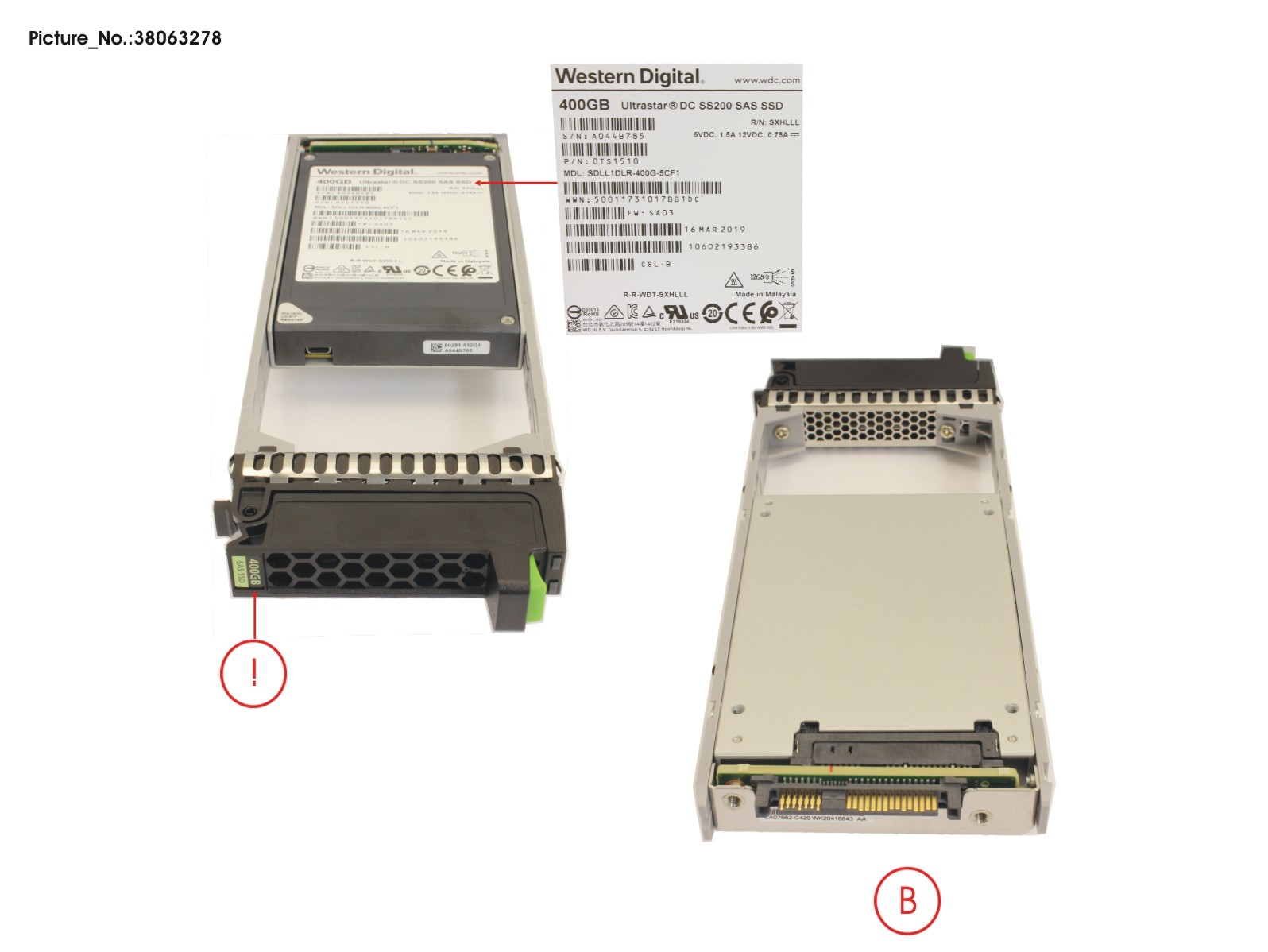 JX40 S2 MLC SSD 400GB 3DWPD