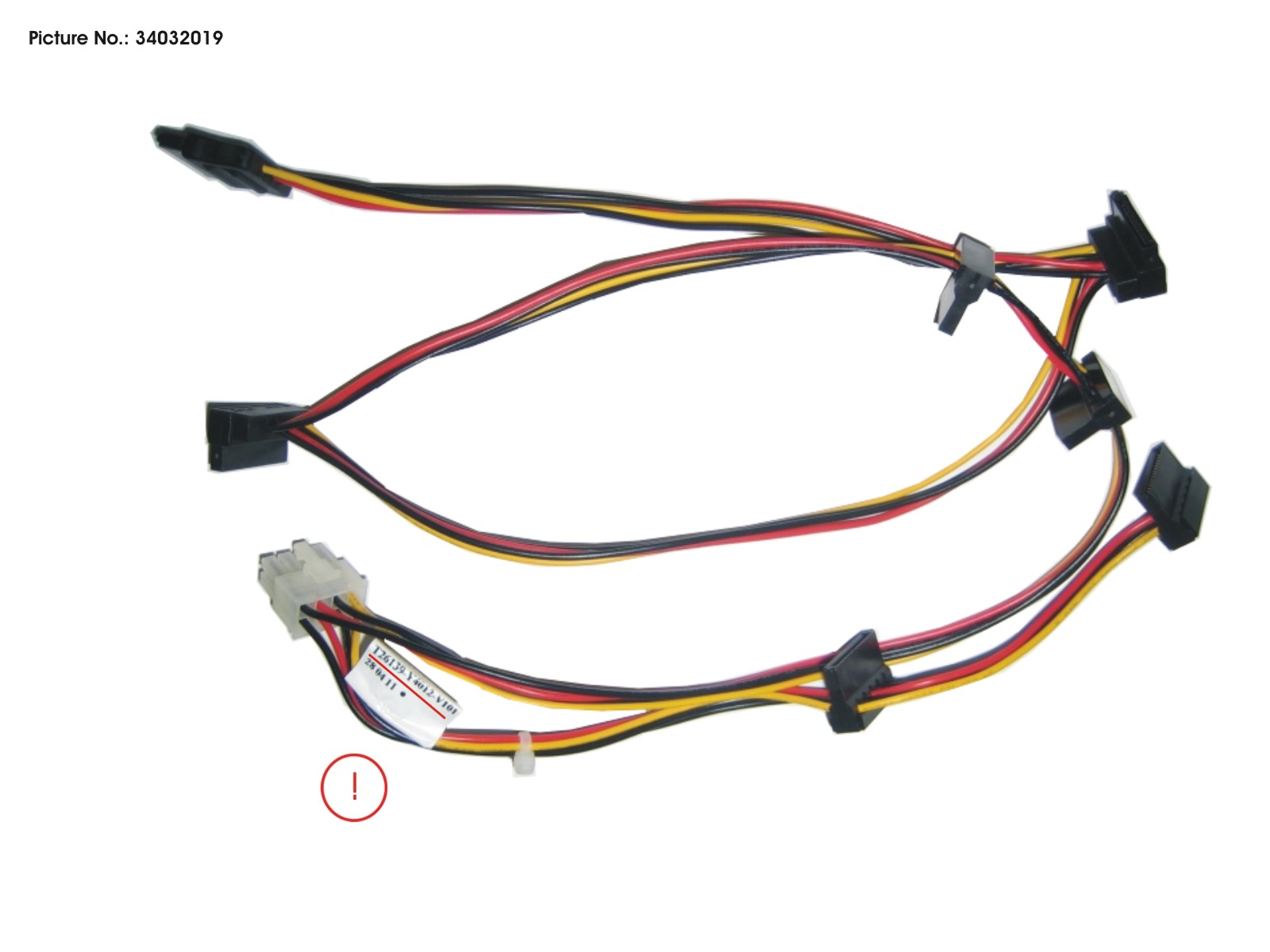 FUJITSU CABLE SATA POWER 7DEV