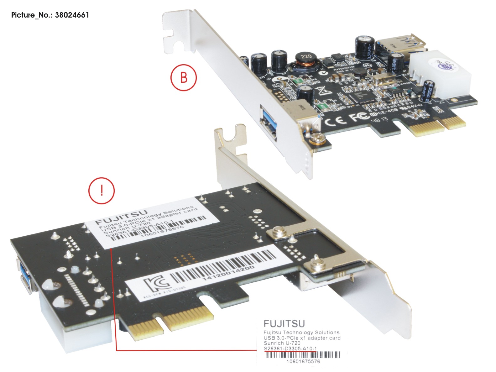 FUJITSU USB3.0 PCIE CARD