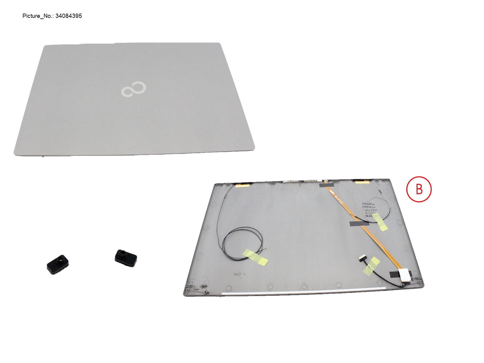 LCD BACK COVER ASSY (W/ RGB)