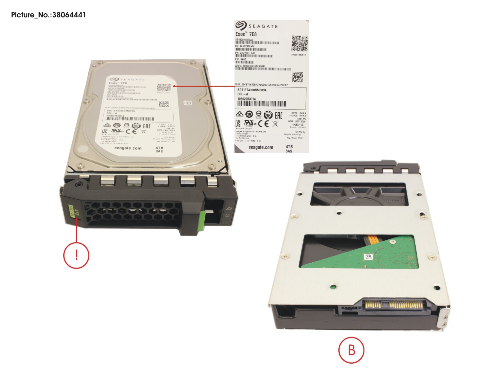 HD SAS 12G 4TB 7K2 512N HOT PL LFF BC