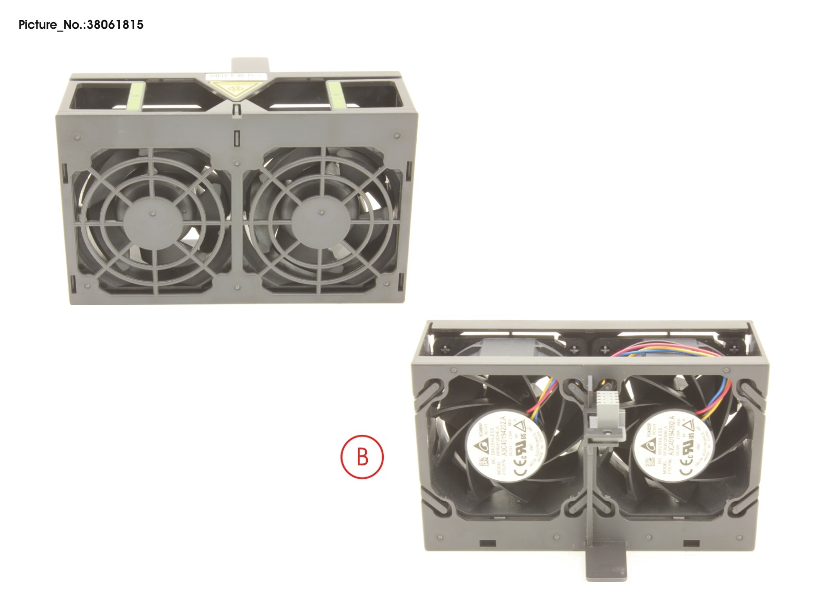 FAN MODULE ASSY 2X60X38 FAN MODULE ASSY 2X60X38