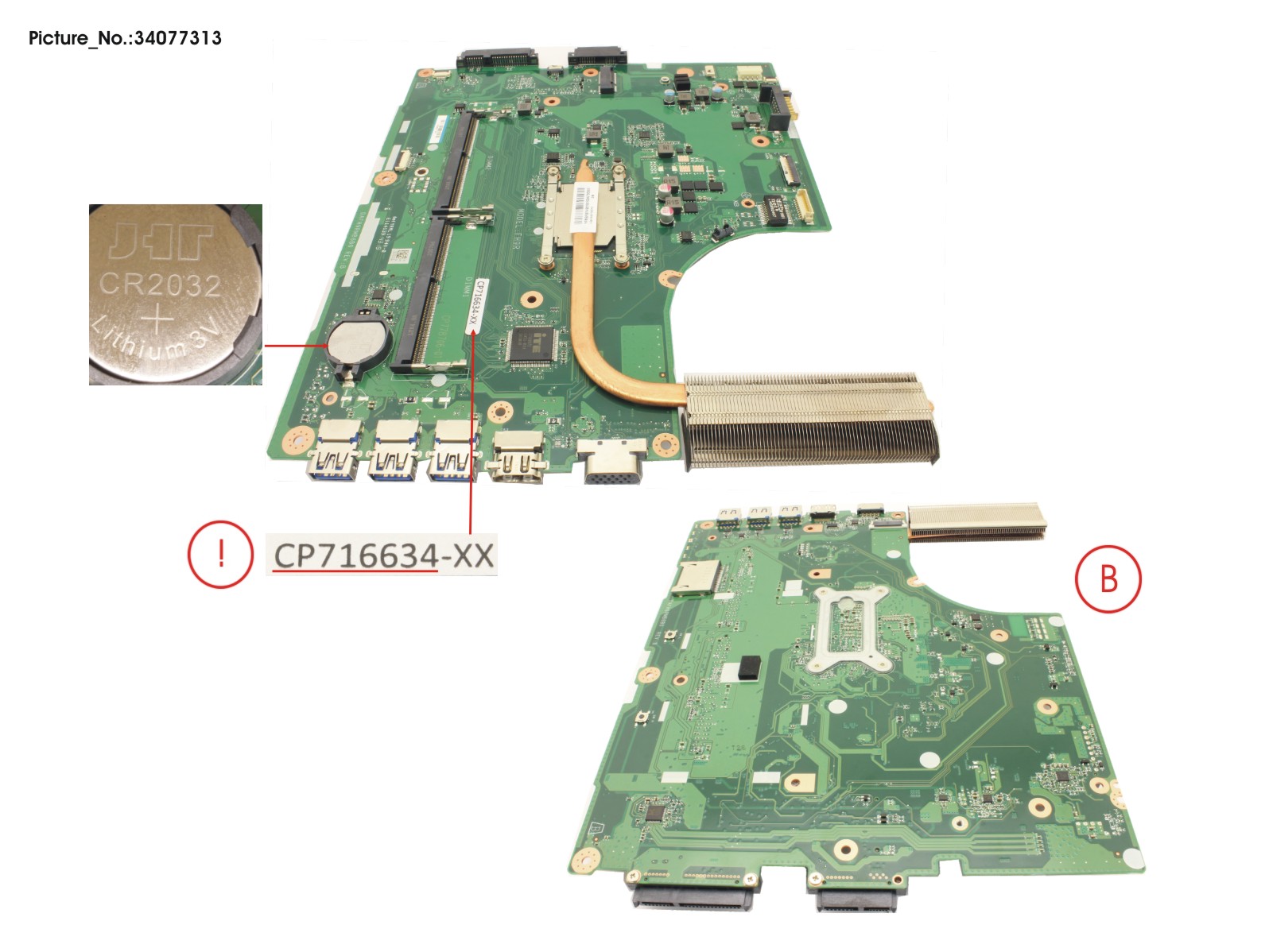 MAINBOARD ASSY I3 8130U