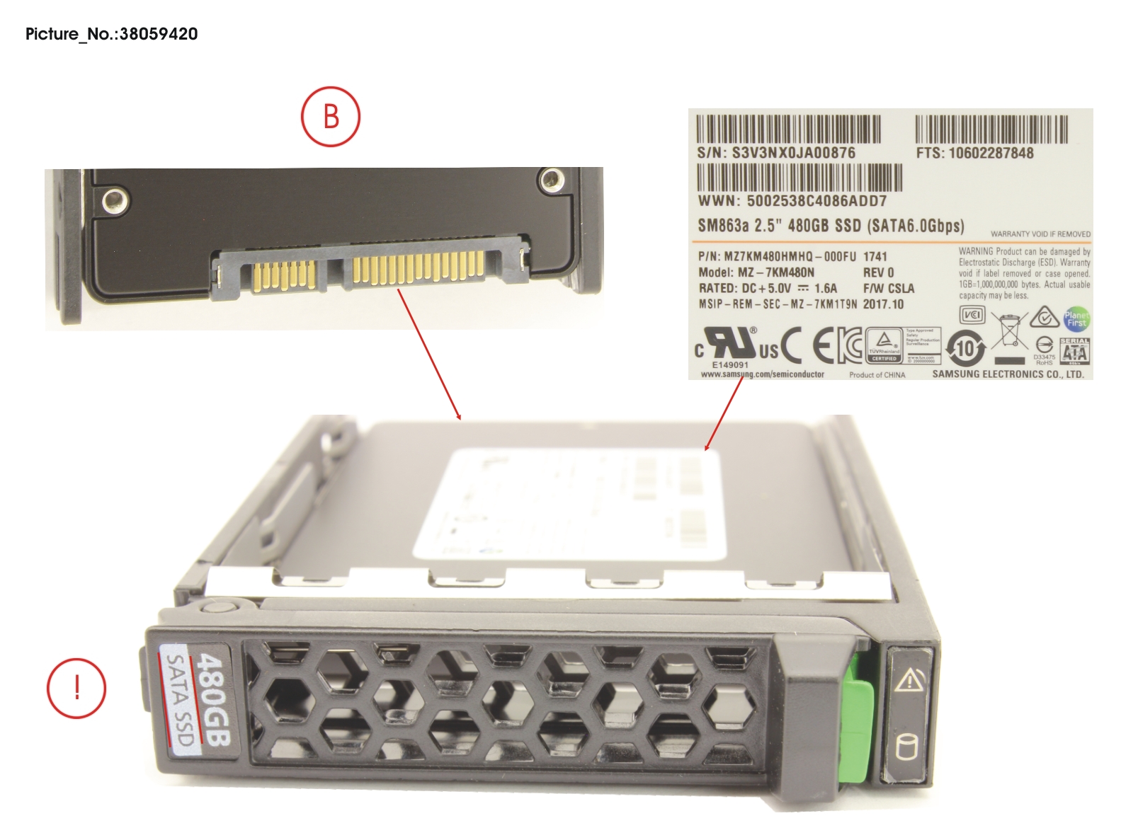 SSD SATA 6G 480GB MIXED-USE 2.5 H-P EP