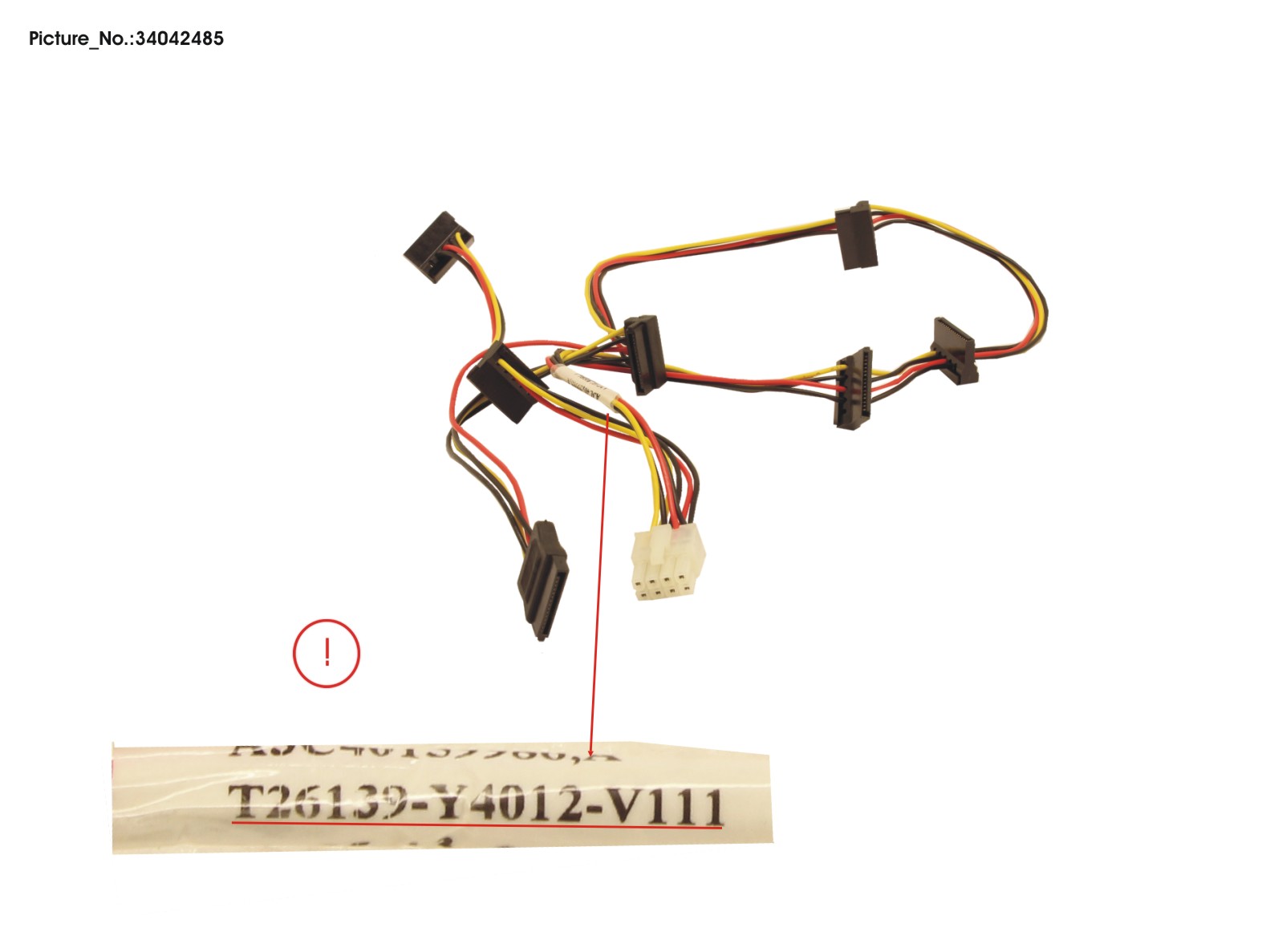 CABLE SATA PWR WUXI