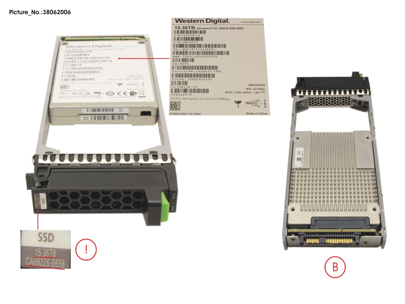 DX S4 SSD SAS 2.5 15.36TB DWPD1 12G