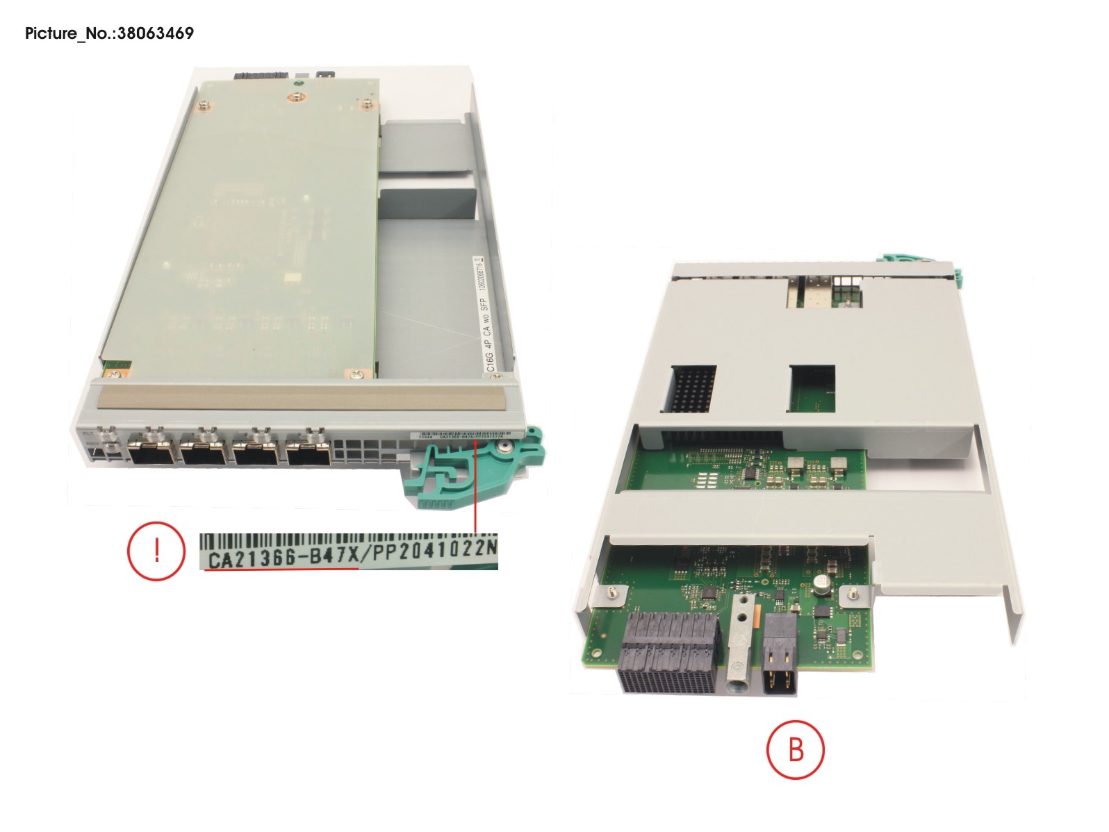 FUJITSU DX MR/HE SPARE CA FC 16G 4P WOSFP