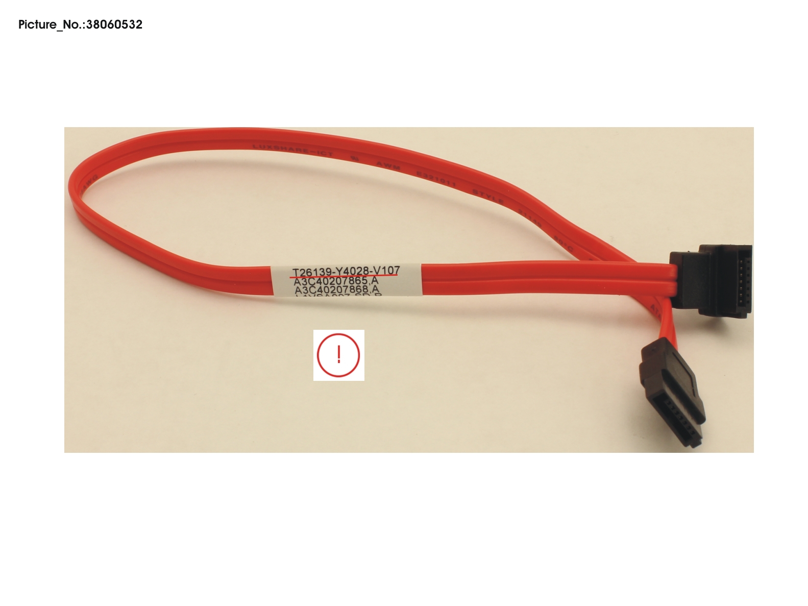 FUJITSU CABLE SATA HDD (390MM) FUJITSU CABLE SATA HDD (390MM)