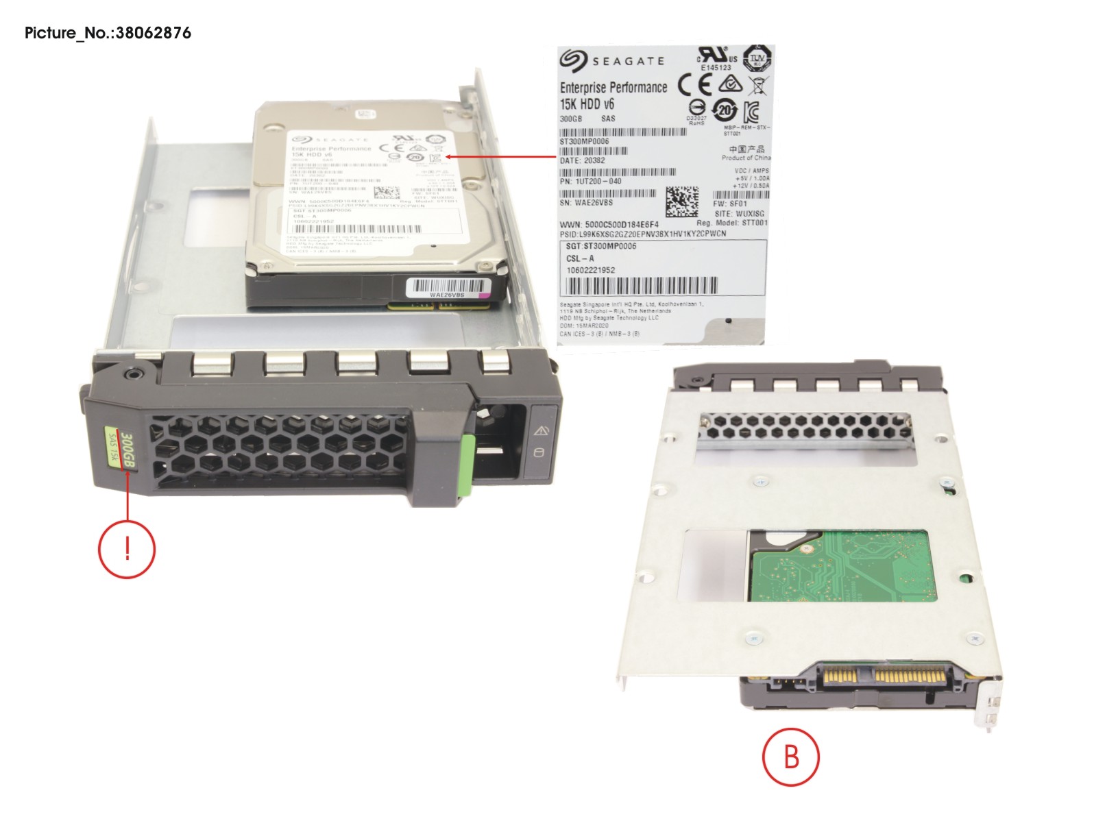 HD SAS 12G 300GB 15K HOT PL 3.5 EP