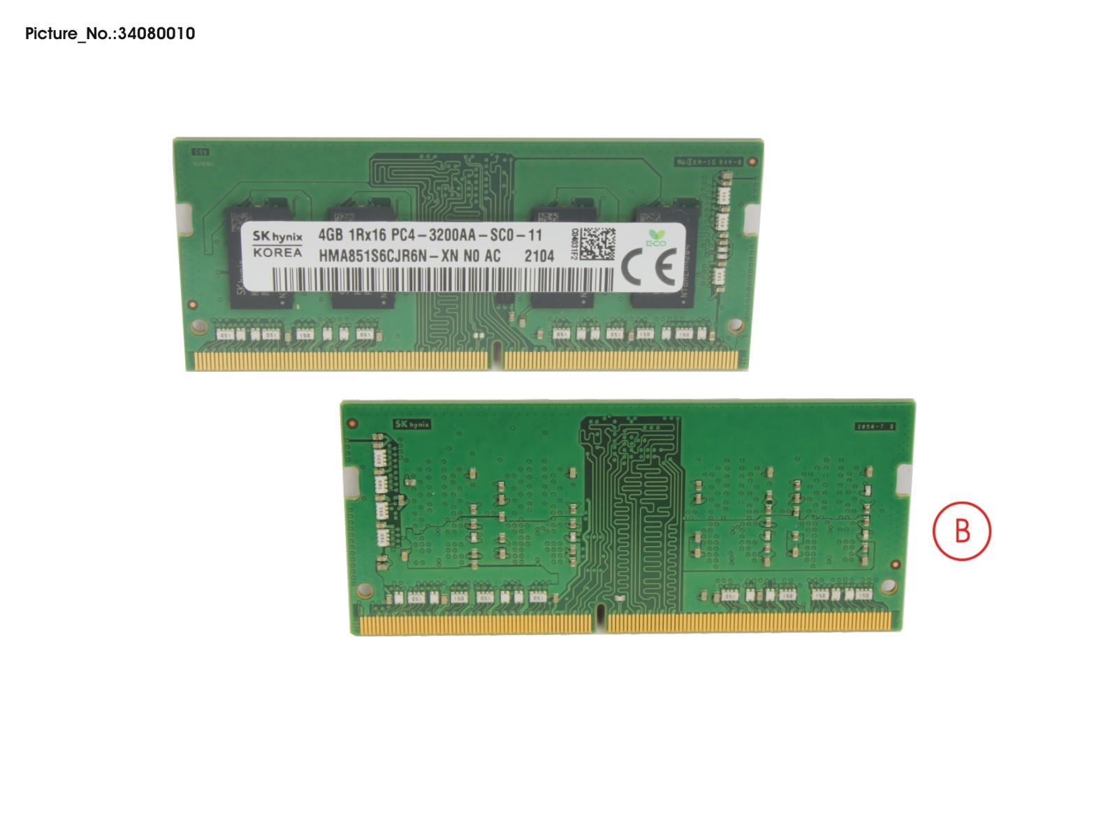 MEMORY 4GB DDR4-3200