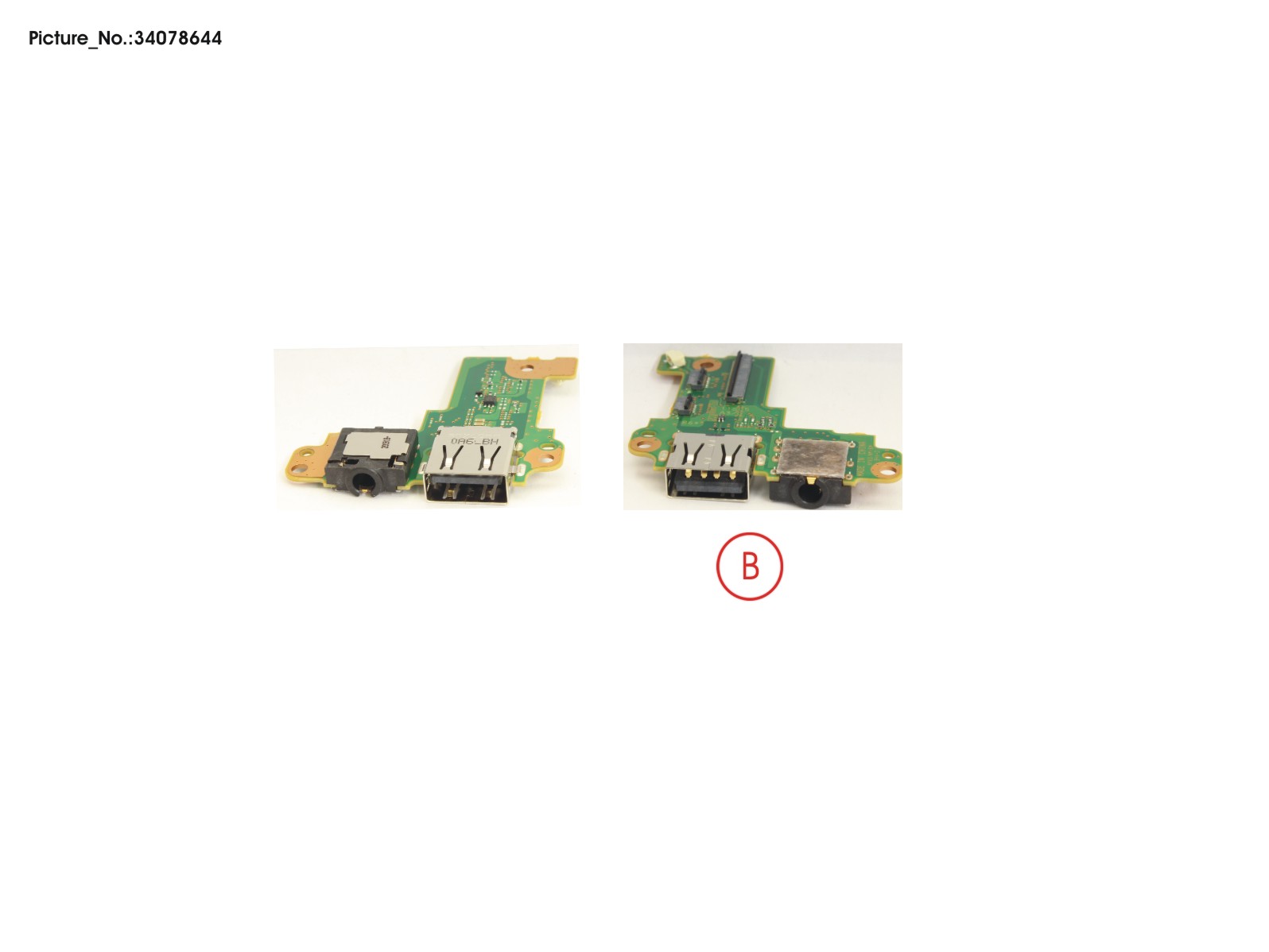 SUBBOARD, AUDIO/USB QN