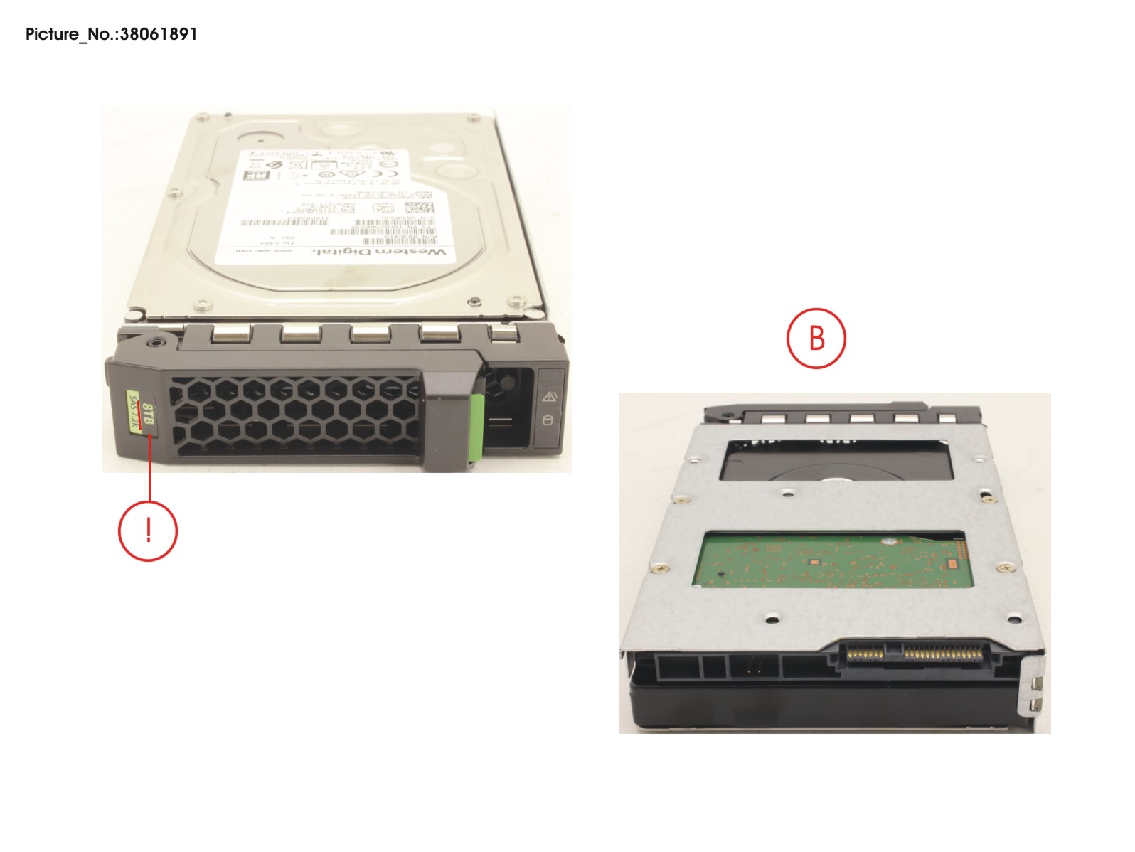 HD SAS 12G 8TB 7.2K 512E HOT PL 3.5 BC